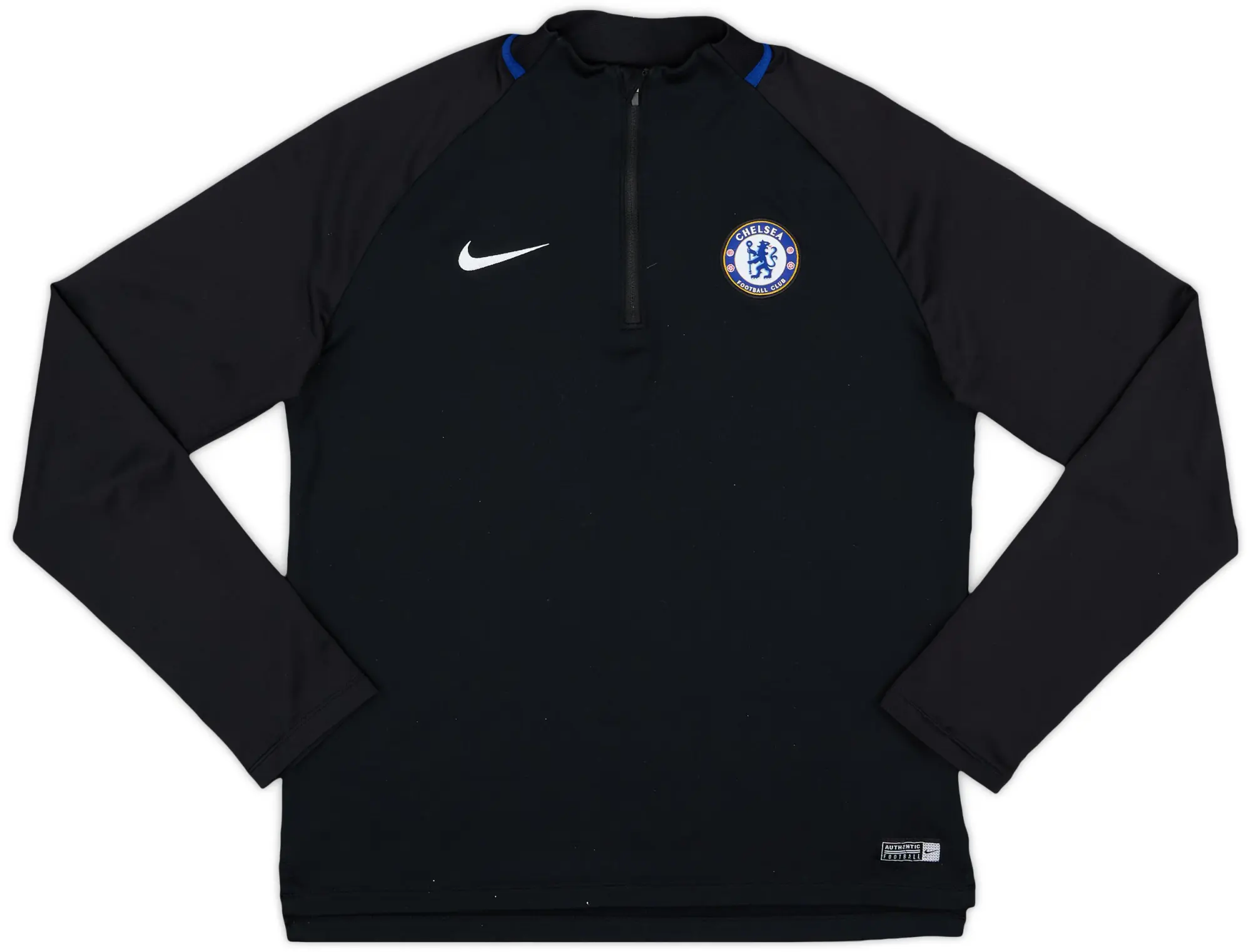 2018-19 Chelsea Nike 1/4 Zip Training Top - 8/10 - (XL.Boys)
