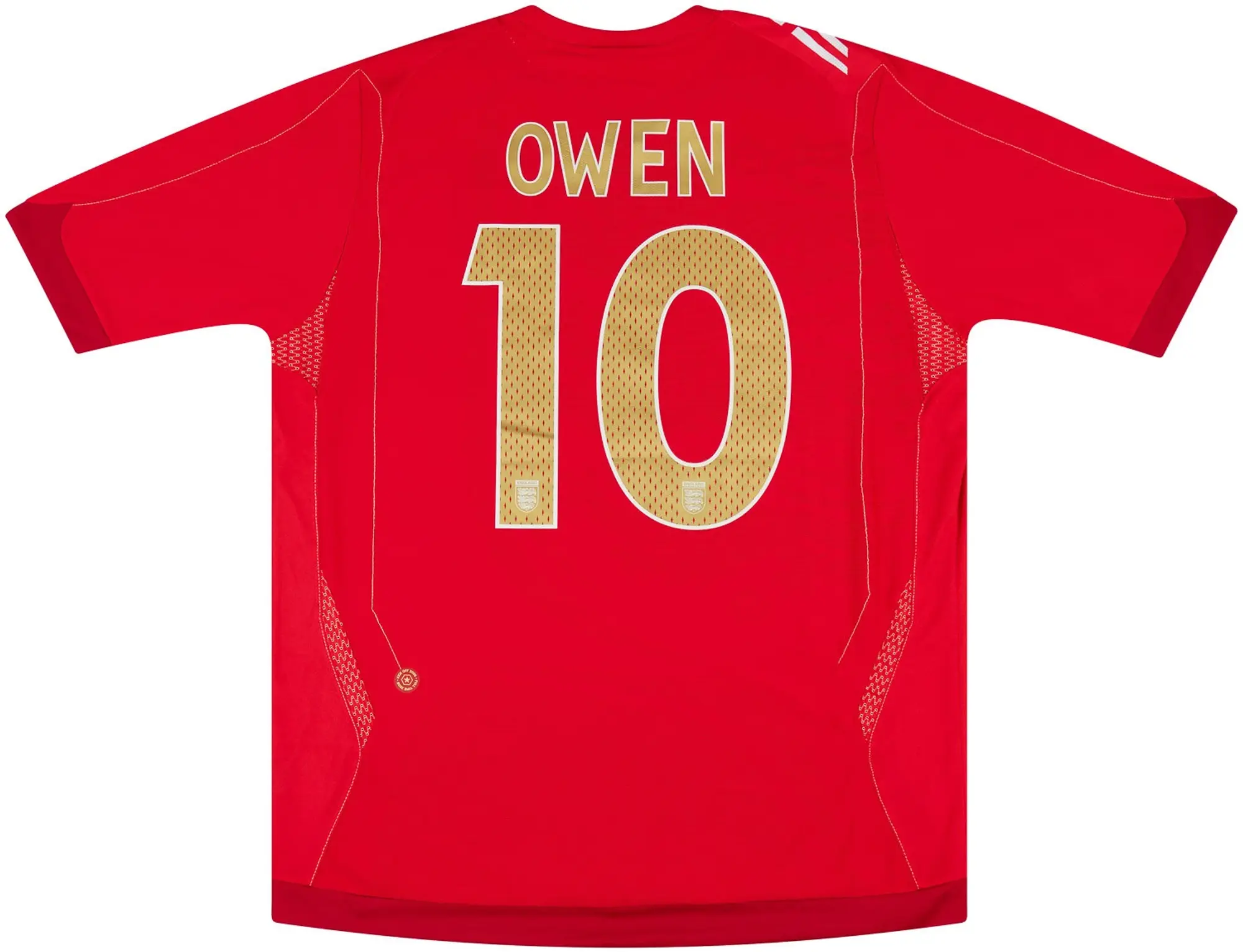 Umbro 2006-07 England Match Issue Away Shirt Owen #10
