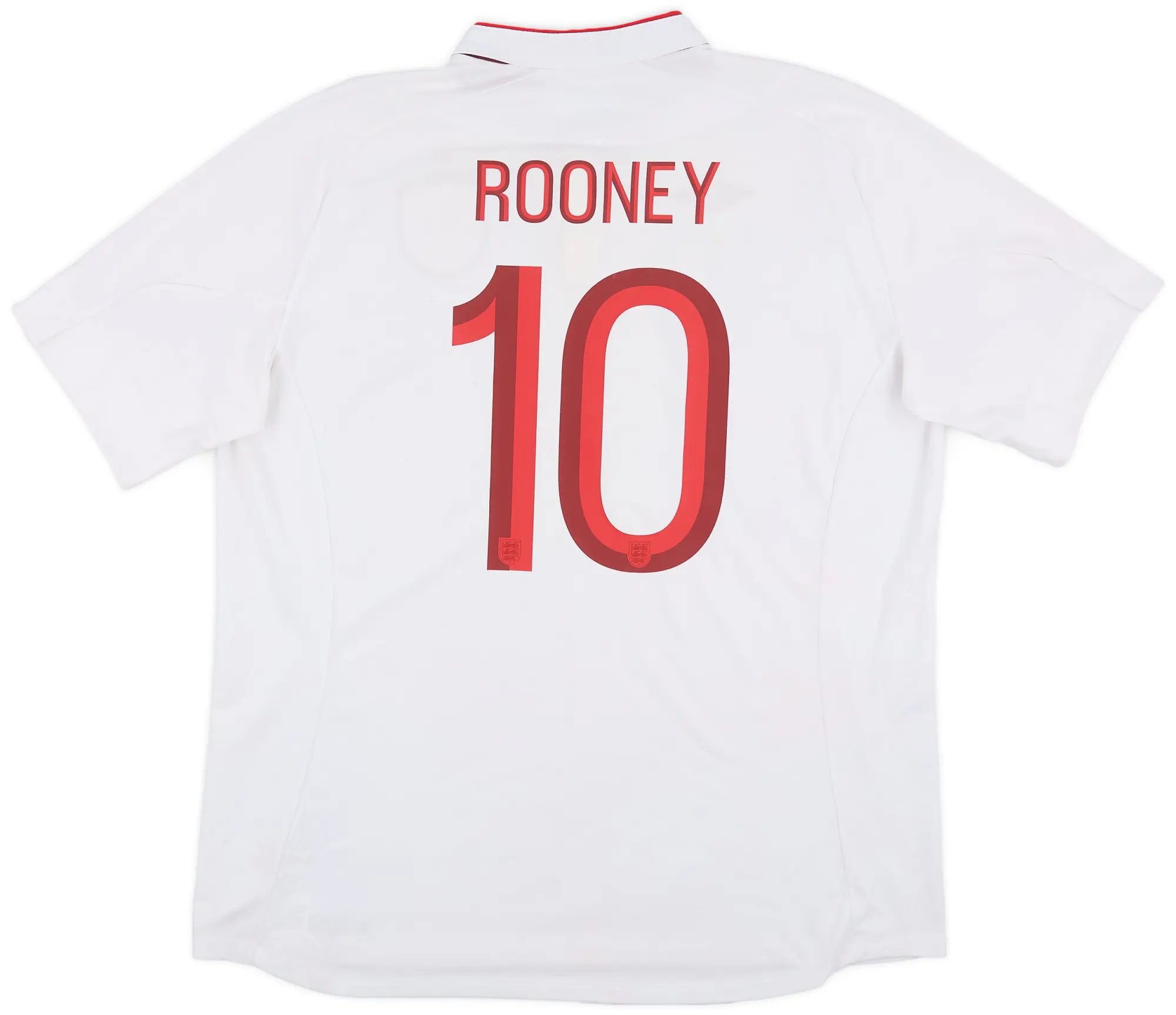Umbro 2012-13 England Home Shirt Rooney #10 - 6/10 - (XXL)
