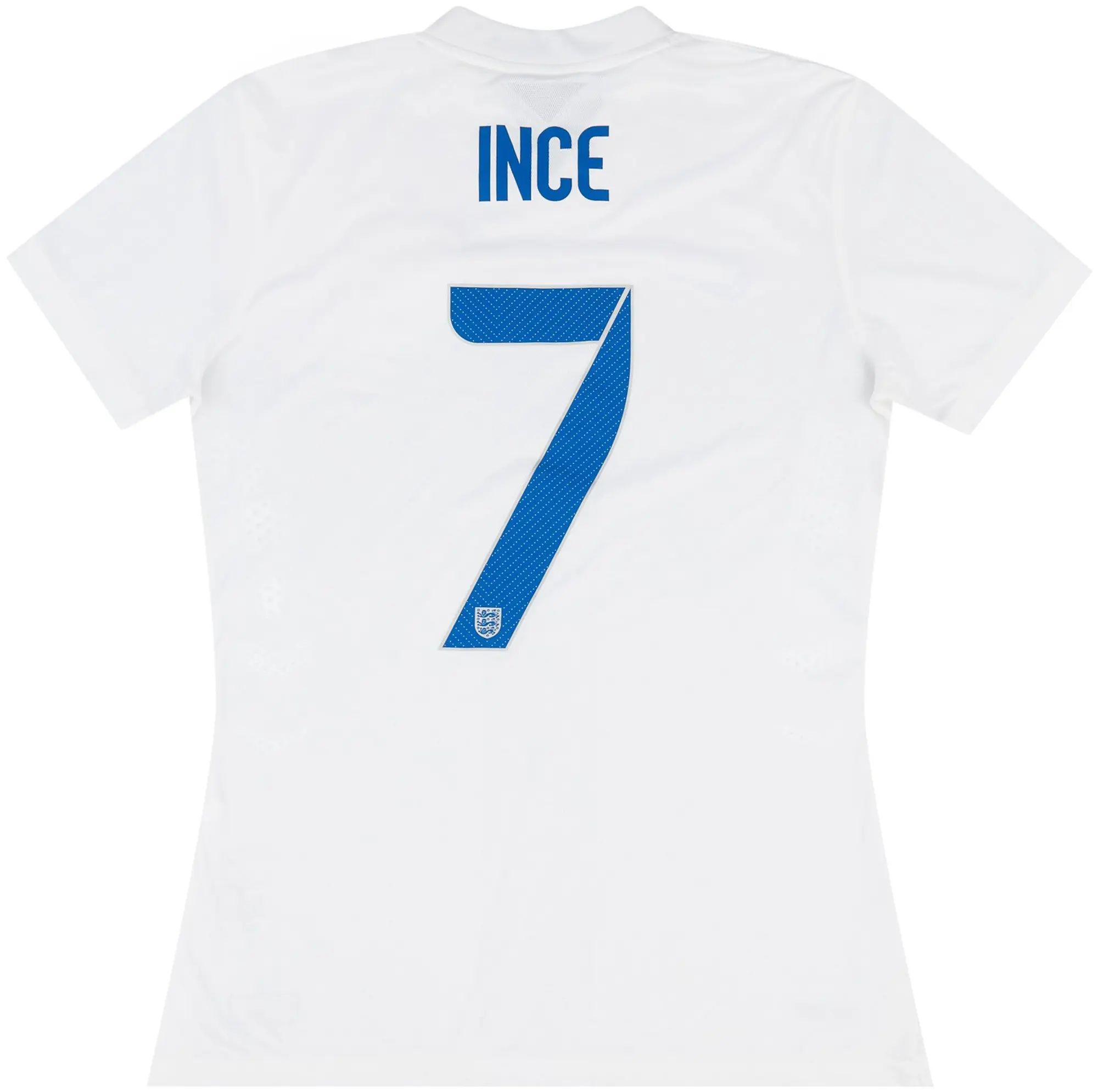 Nike 2014 England U-21 Match Issue Home Shirt Ince #7