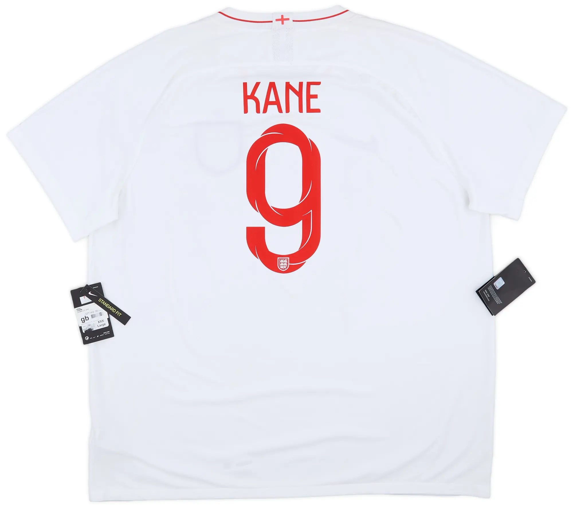 Nike 2018-19 England Home Shirt Kane #9 (3XL)