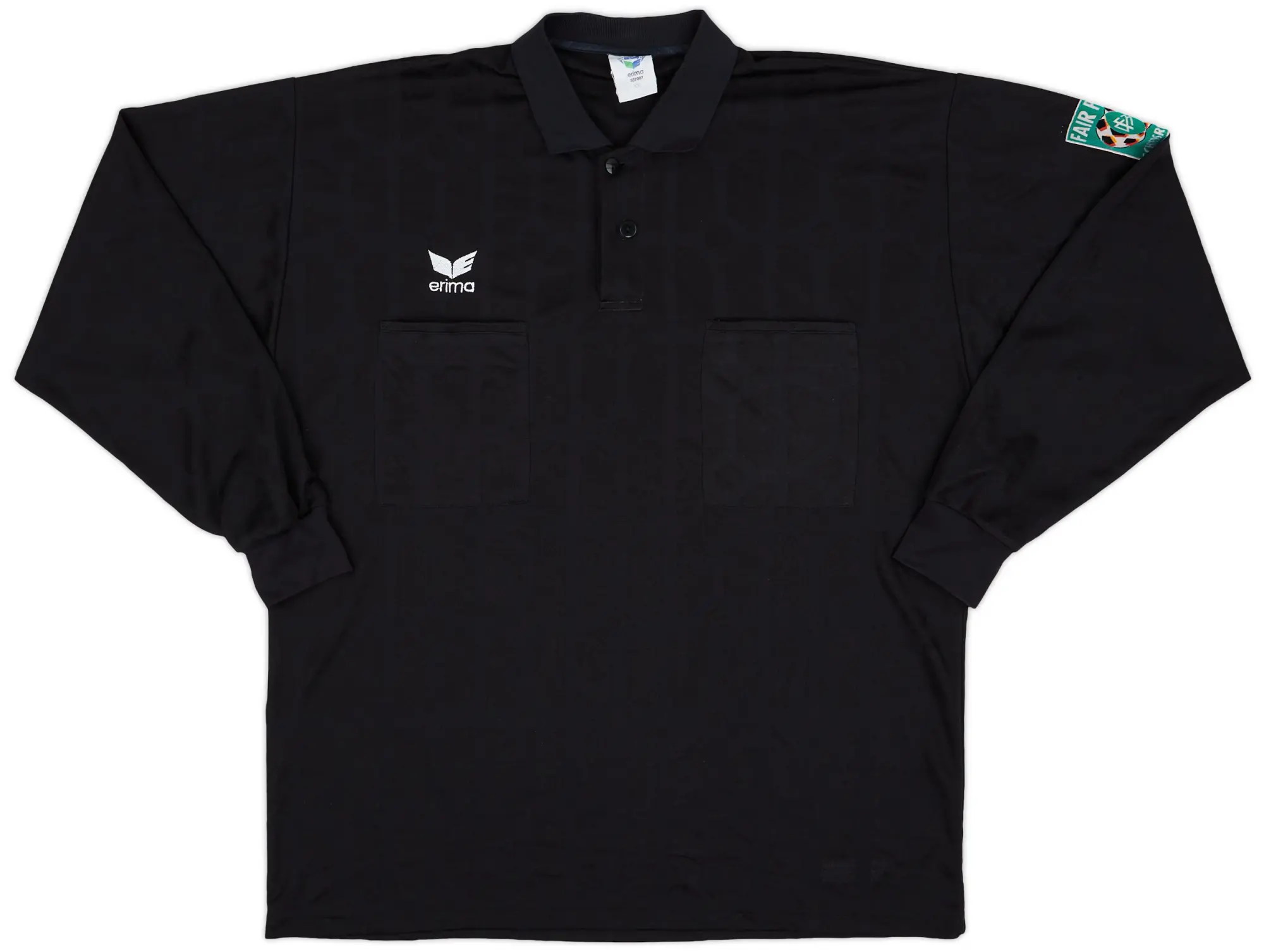adidas 1990s Germany Erima Referee L/S Shirt - 9/10 - (XXL)