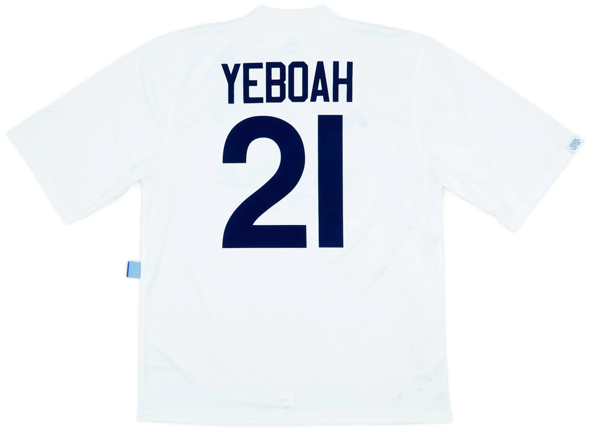 Asics 1995-96 Leeds United Home Shirt Yeboah #21 - 6/10 - (XL)
