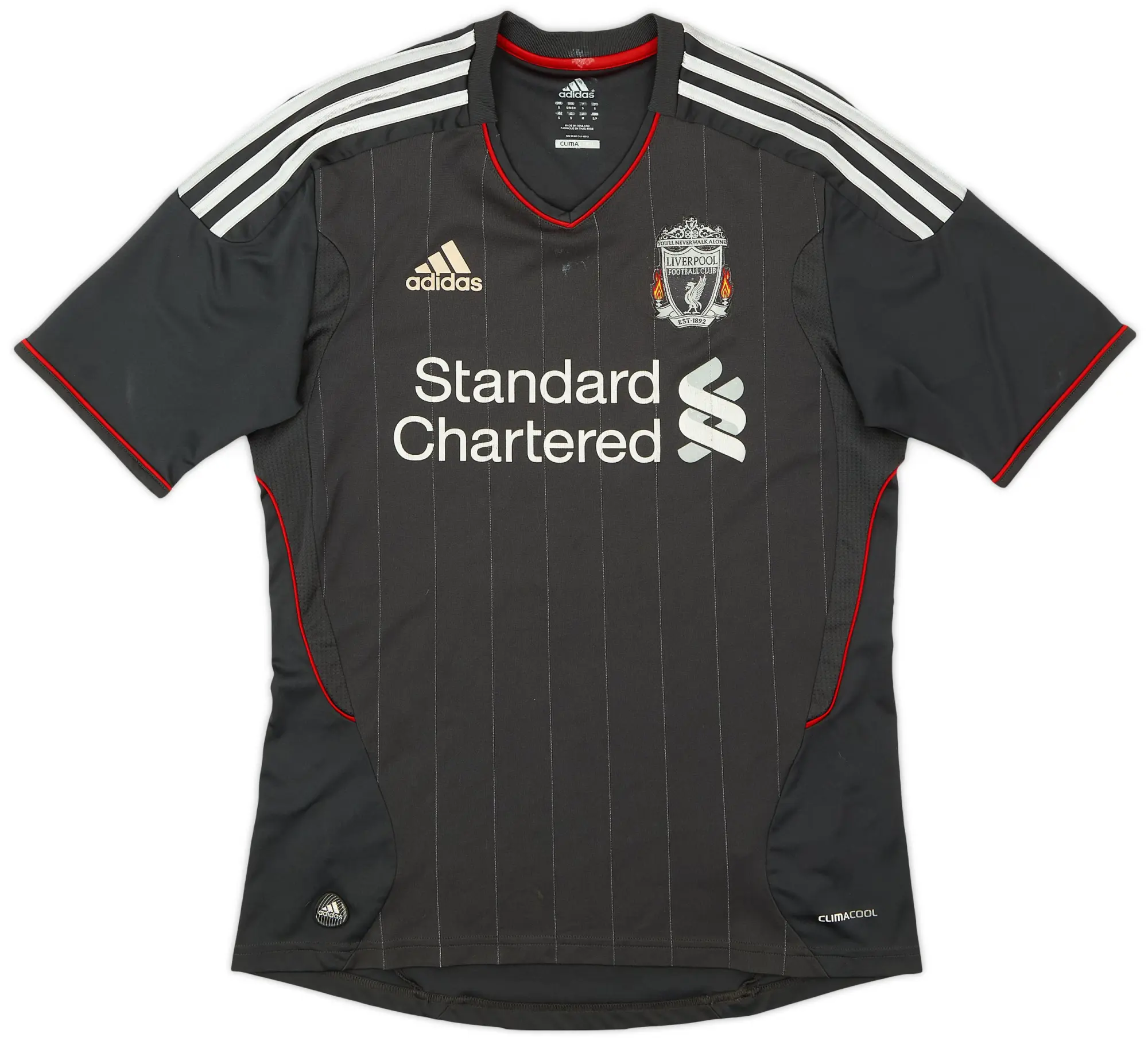 adidas 2011-12 Liverpool Away Shirt - 5/10 - (S)