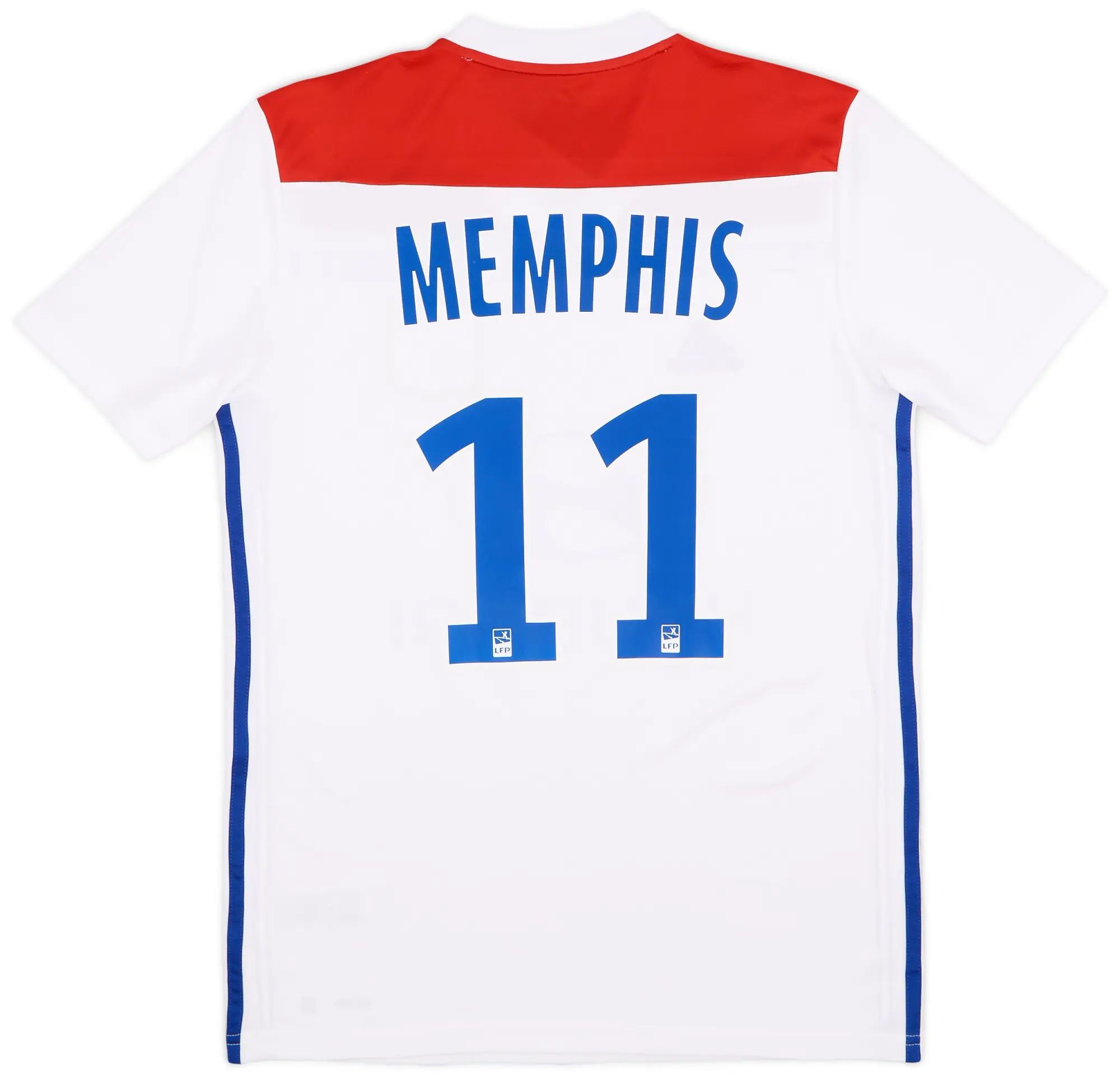 adidas 2018-19 Lyon Home Shirt Memphis #11 (S)