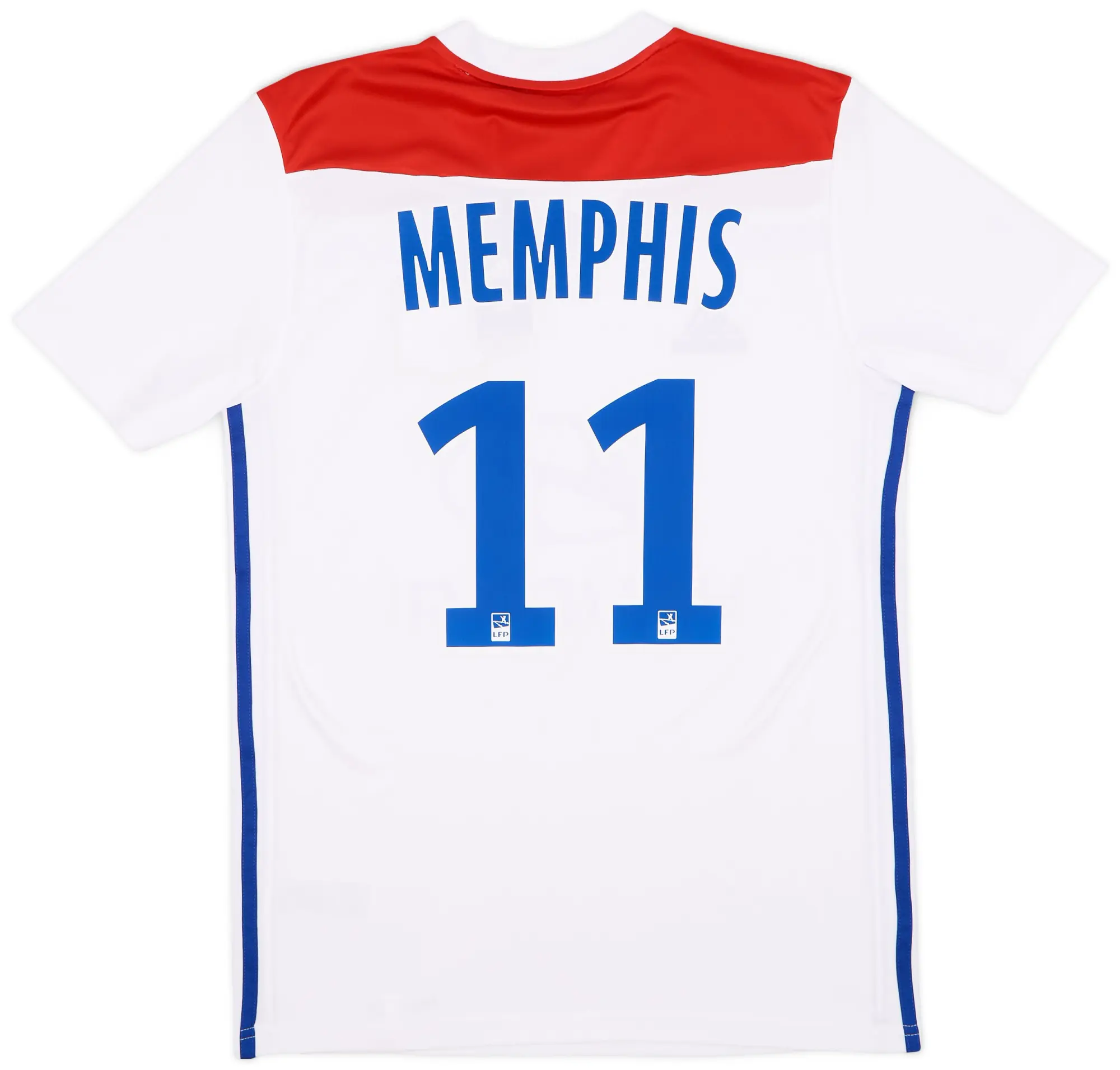 adidas 2018-19 Lyon Home Shirt Memphis #11 (S)