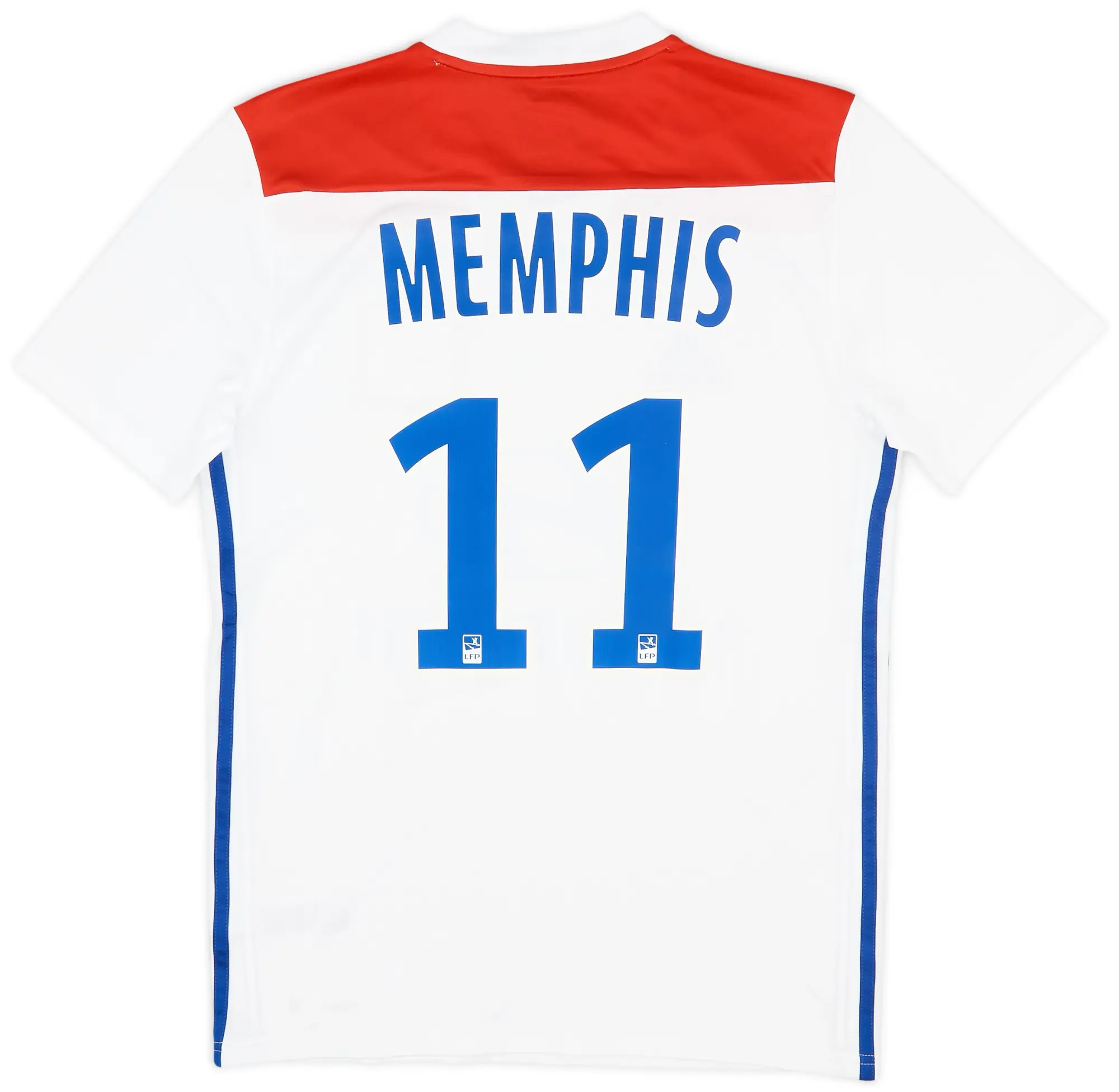 adidas 2018-19 Lyon Home Shirt Memphis #11 (S)