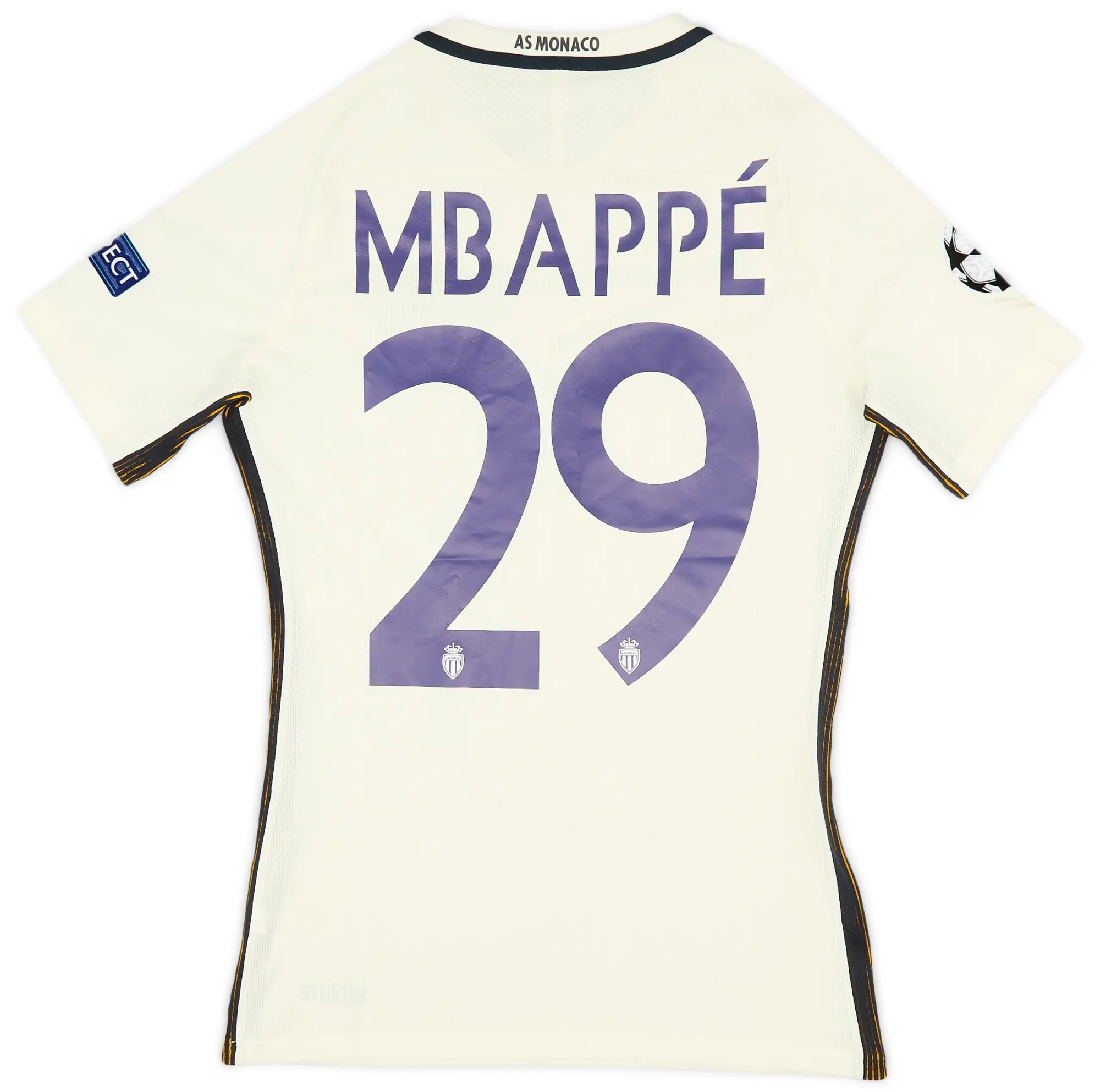 Nike 2016-17 Monaco Player Issue Away Shirt Mbappe #29 (M)