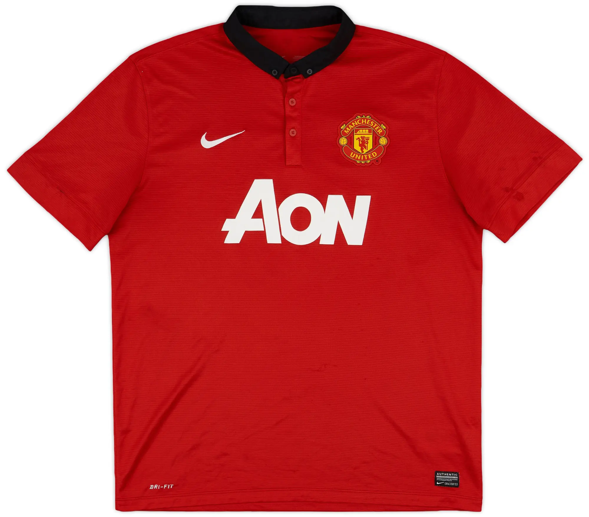 Nike 2013-14 Manchester United Home Shirt Mata #8 - 5/10 - (XL)
