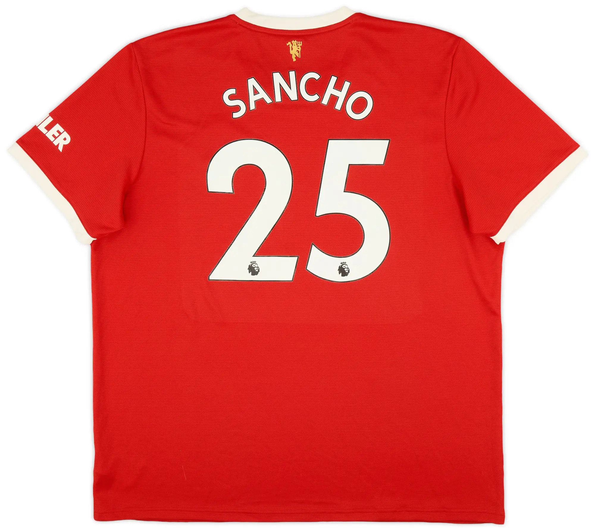 adidas 2021-22 Manchester United Home Shirt Sancho #25 - 9/10 - (XXL)