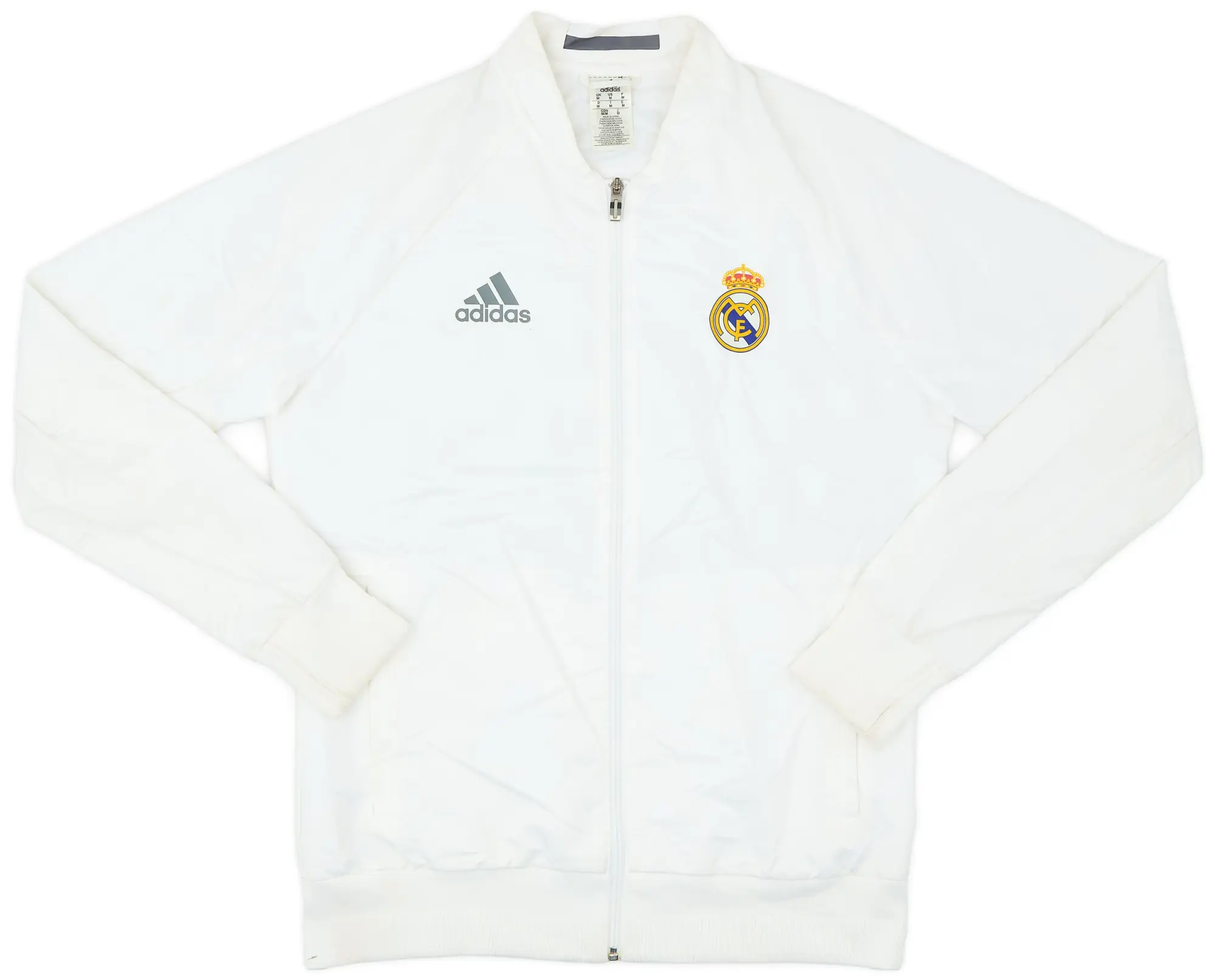 2015-16 Real Madrid adidas Track Jacket - 8/10 - (M)