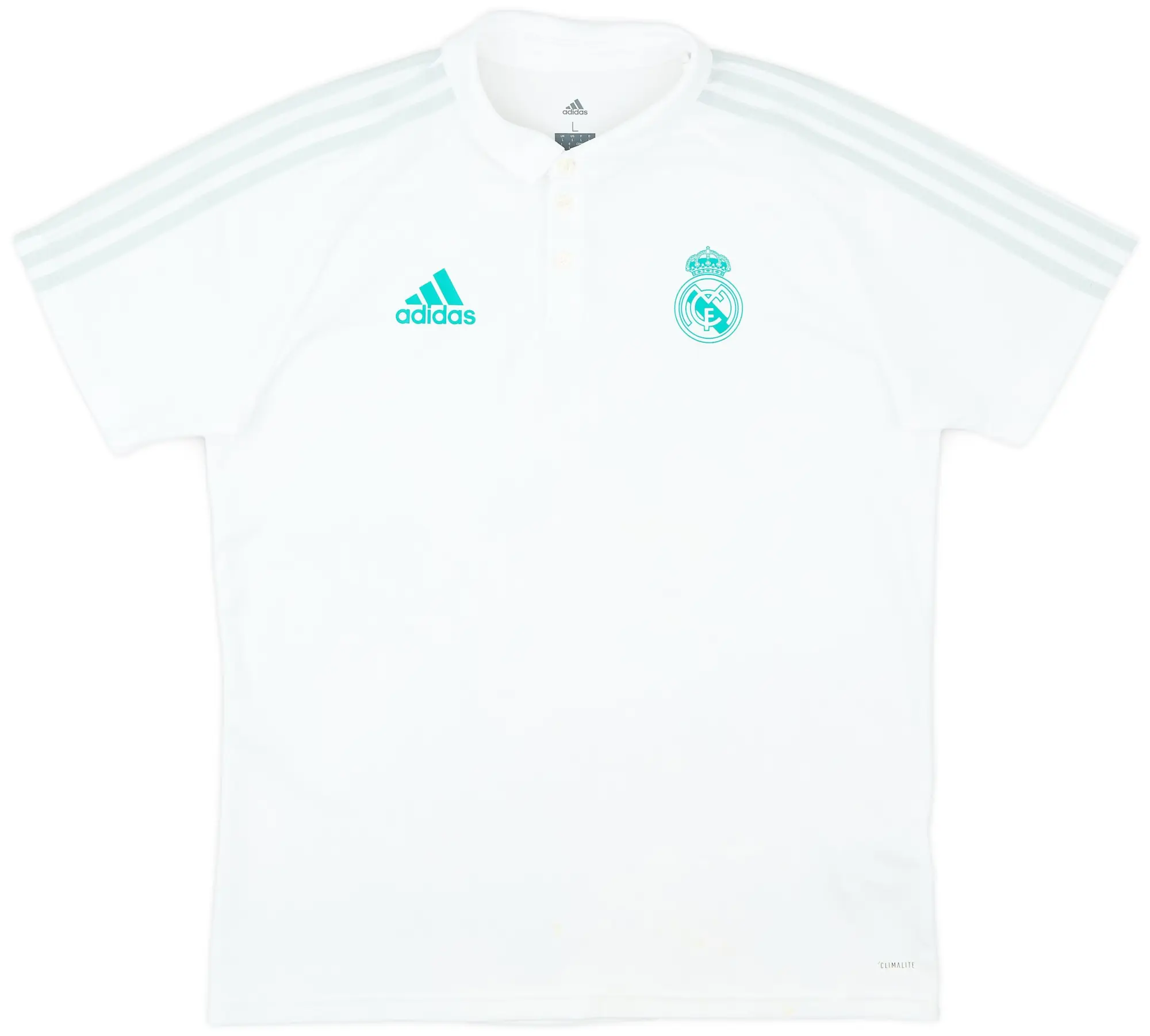 2017-18 Real Madrid adidas Polo Shirt - 7/10 - (L)