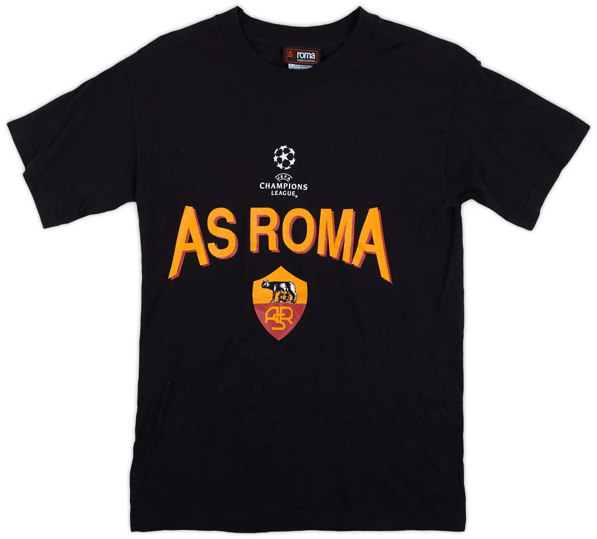 2000s Roma Champions League Graphic Tee - 8/10 - (S)