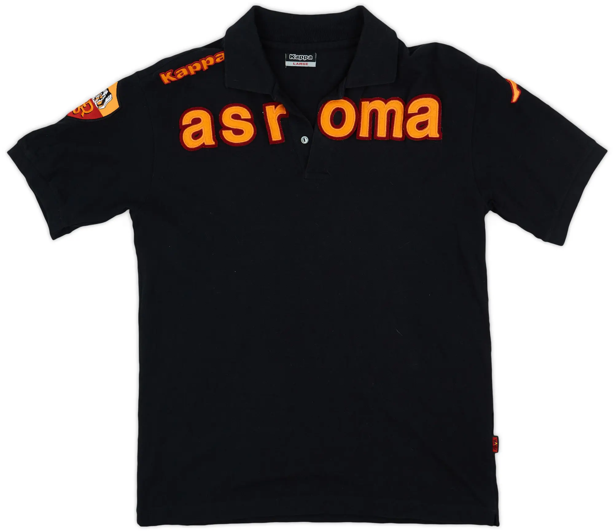 2009-10 Roma Kappa Polo Shirt - 9/10 - (L)