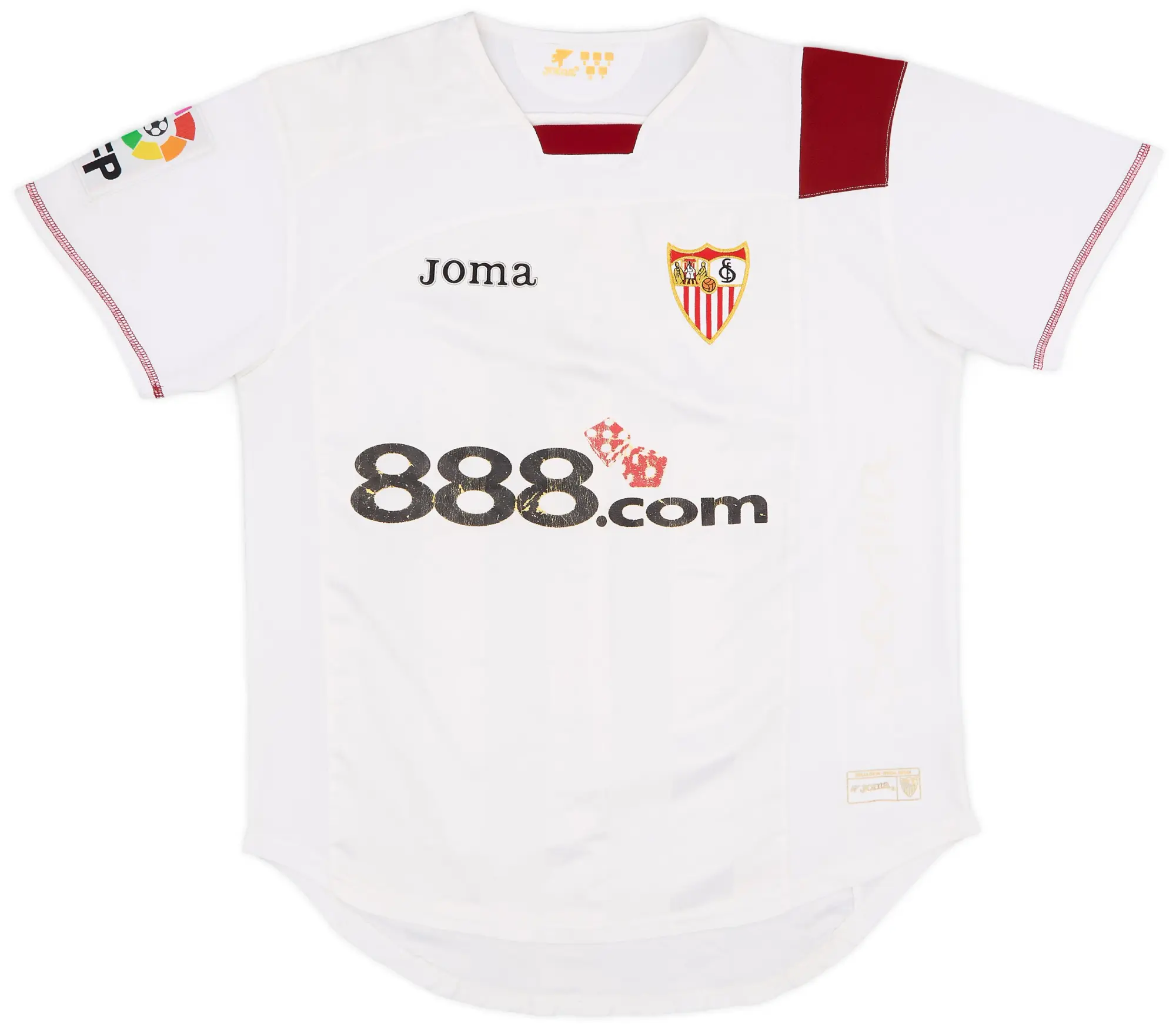 Joma 2007-08 Sevilla Home Shirt - 4/10 - (L)