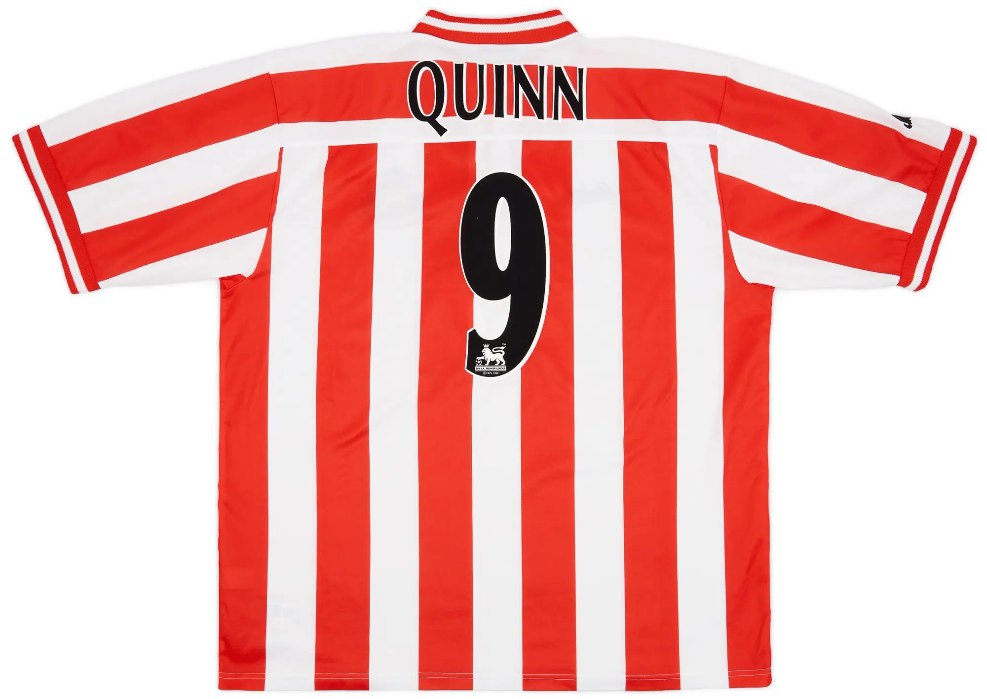 Asics 1999-00 Sunderland Home Shirt Quinn #9 - 7/10 - (XXL)
