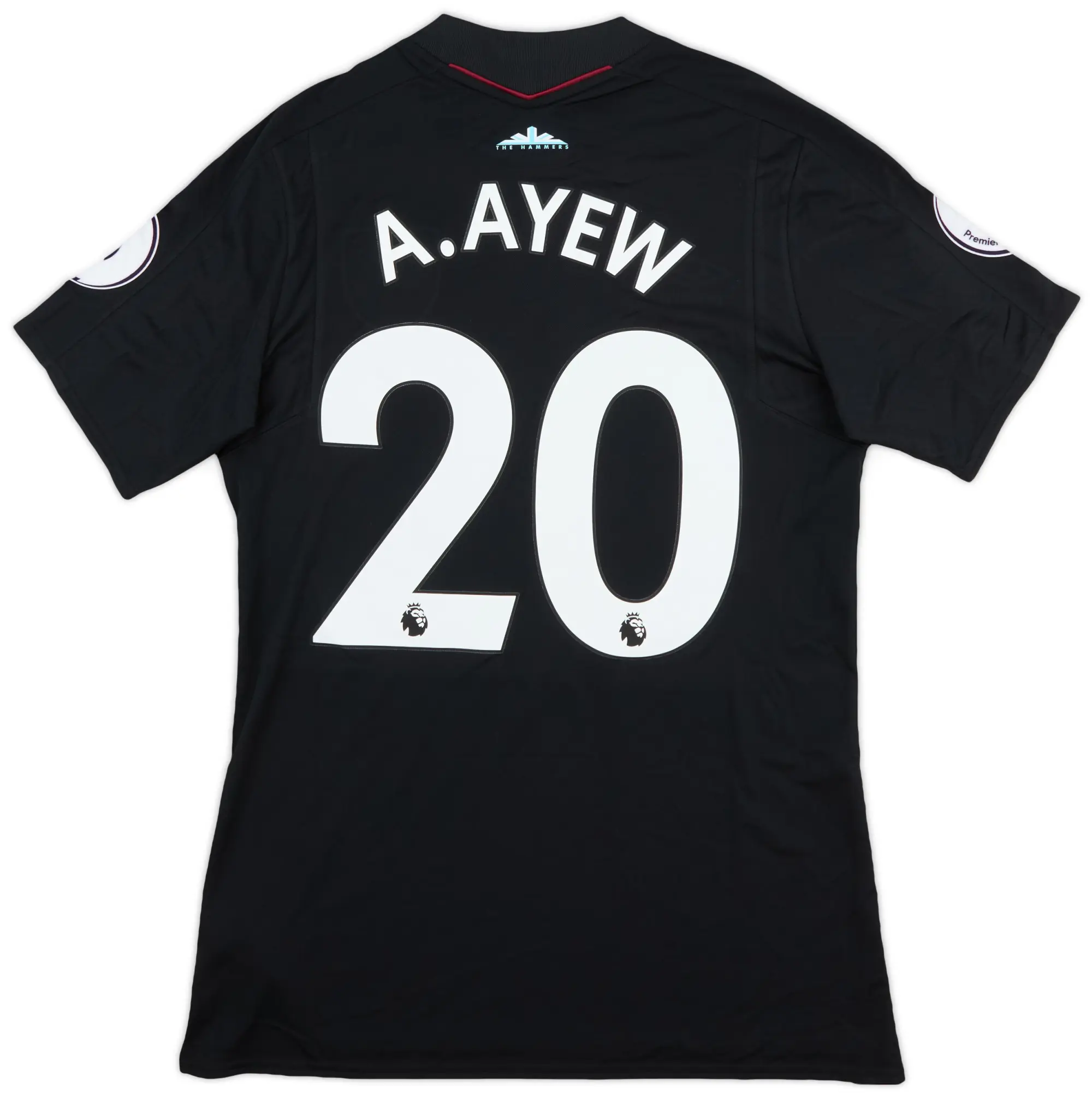 Umbro 2017-18 West Ham Match Issue Away Shirt A. Ayew #20