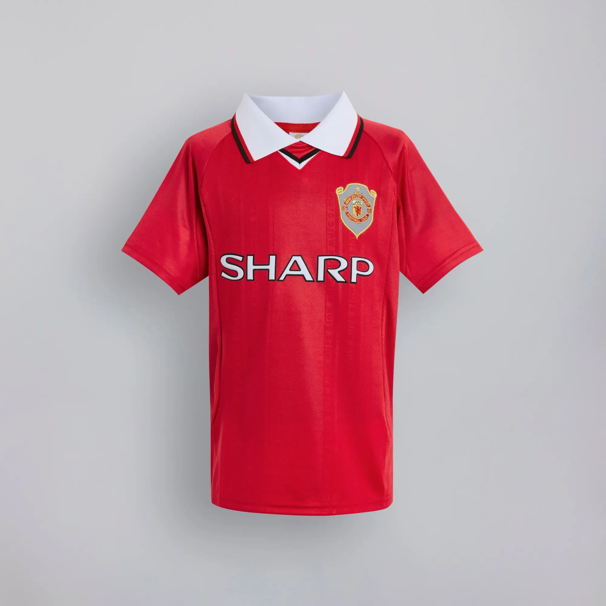 Manchester United Kids 1999 Retro Champions League Final Shirt Red