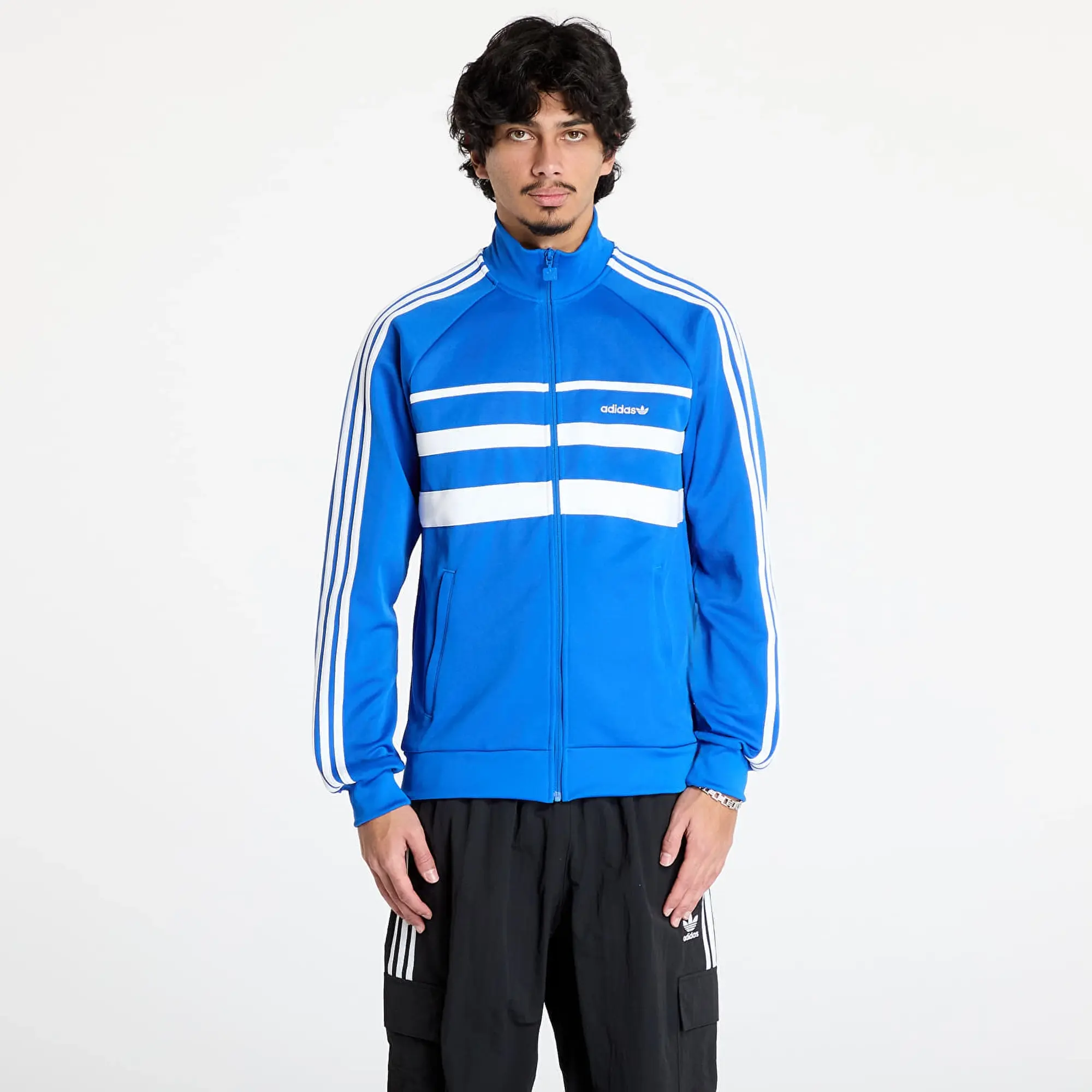 adidas Originals Sweatshirt Adidas The First Track Top Blue/ White Xxl