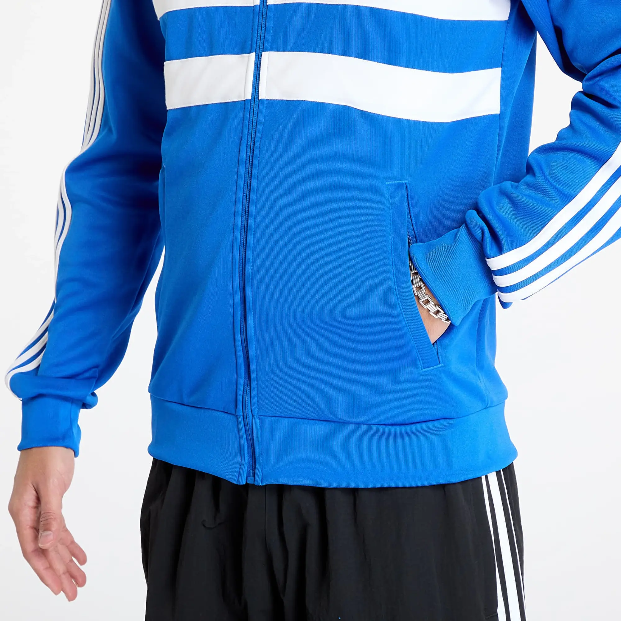 adidas Originals Sweatshirt Adidas The First Track Top Blue/ White Xxl