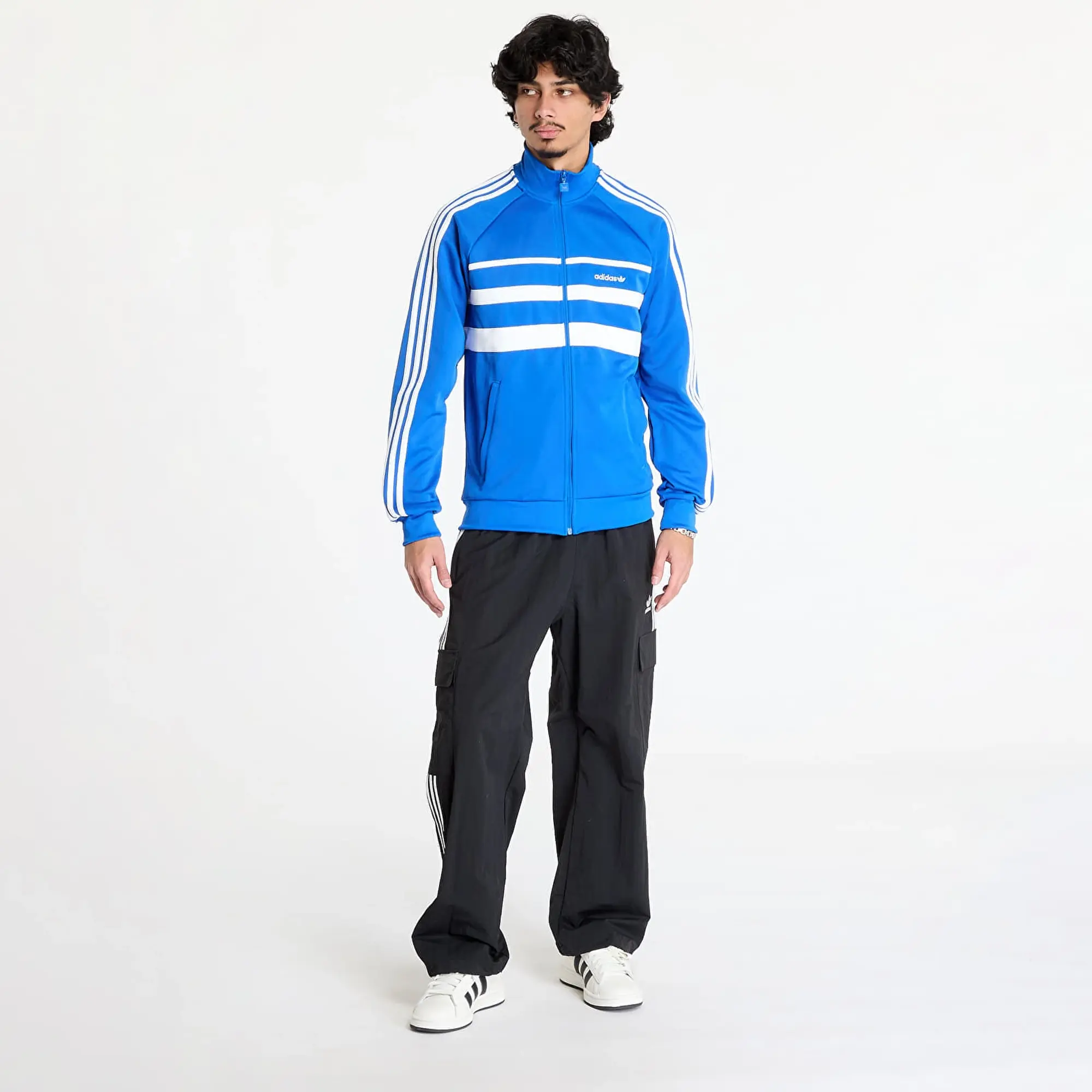 adidas Originals Sweatshirt Adidas The First Track Top Blue/ White Xxl