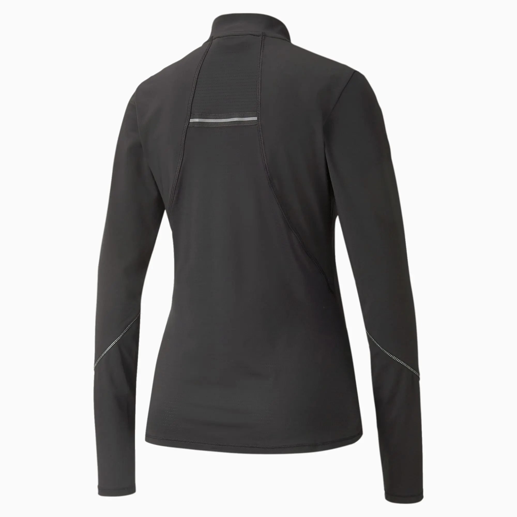 Puma Womens 5K Knit Half-Zip Running Top Long Sleeve - Black