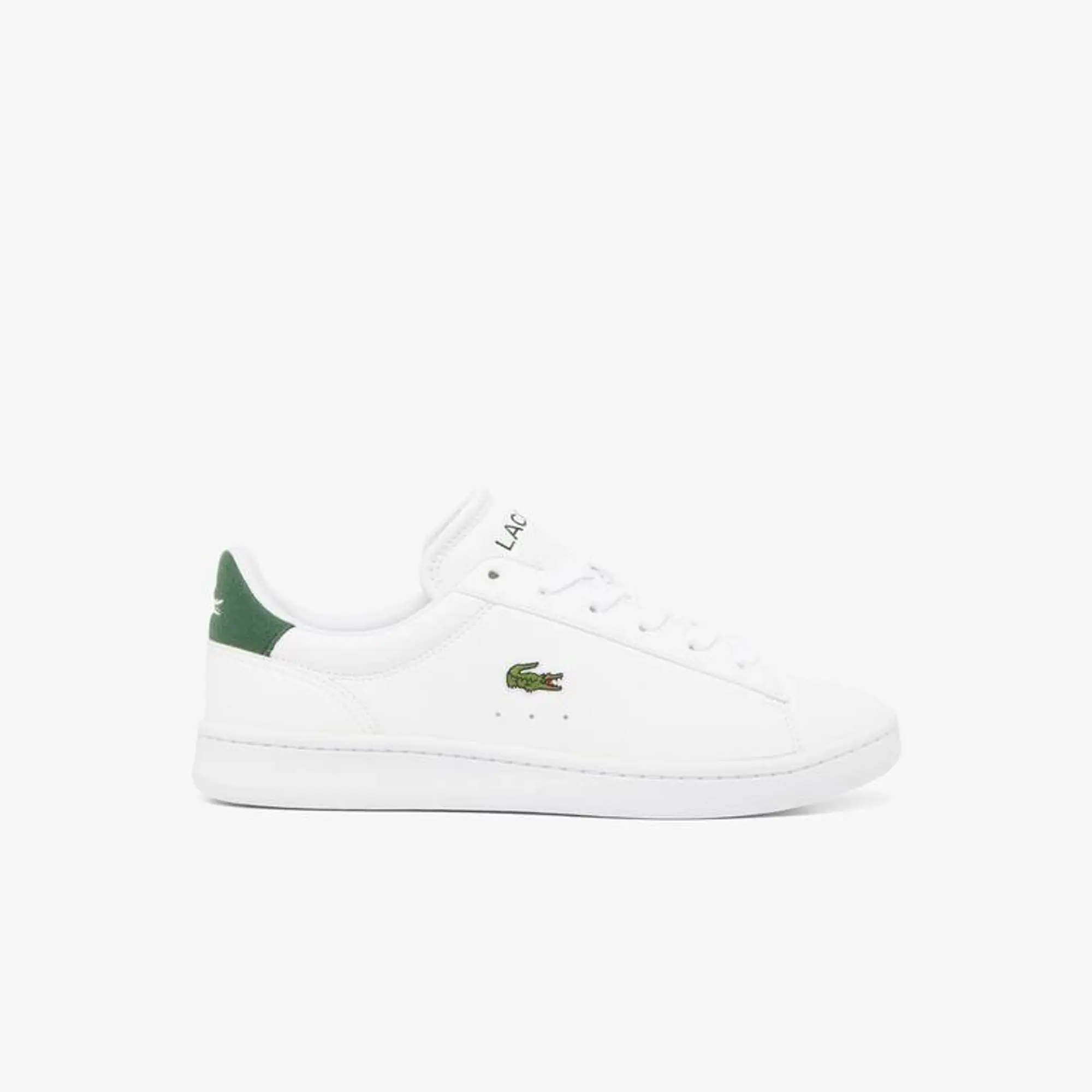 Lacoste Junior's Carnaby Set Trainers - White & Dark Green