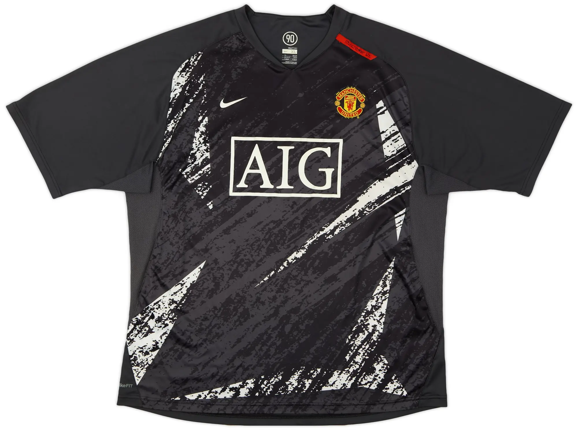 2007-08 Manchester United Nike Polo Shirt - 8/10 - (M)