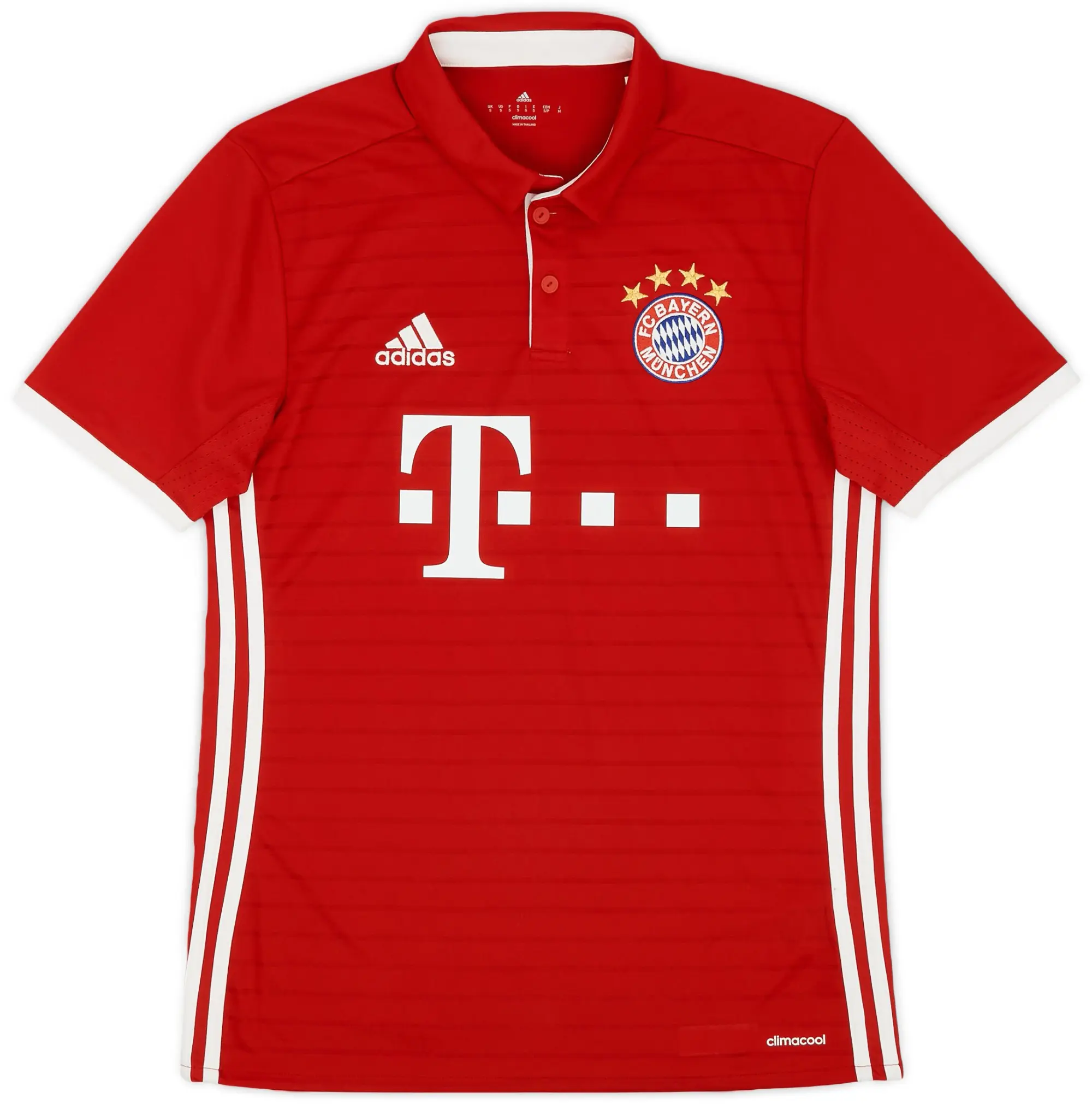 adidas 2016-17 Bayern Munich Home Shirt - 8/10 - (S)