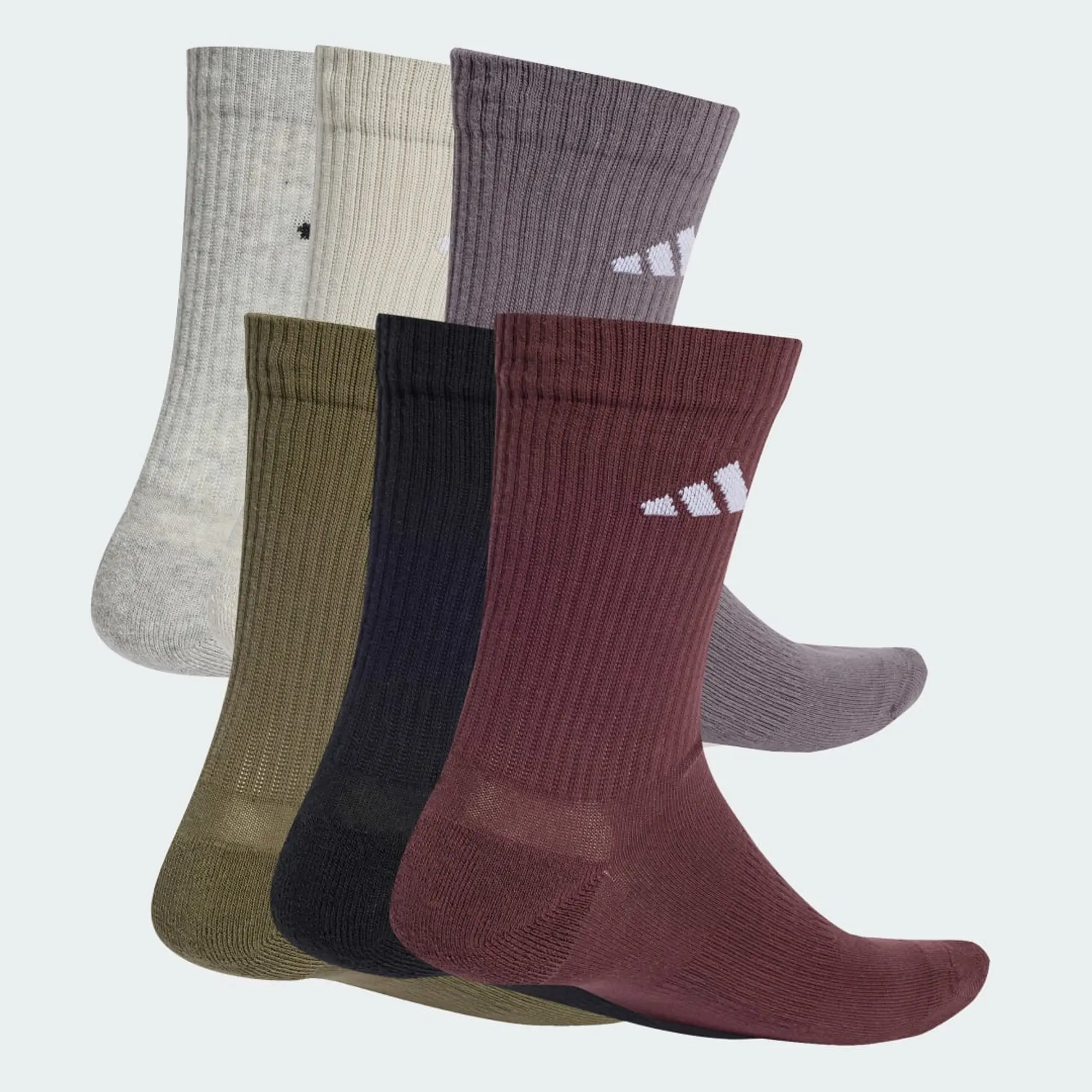 adidas Cushioned Crew Socks 6 Pairs