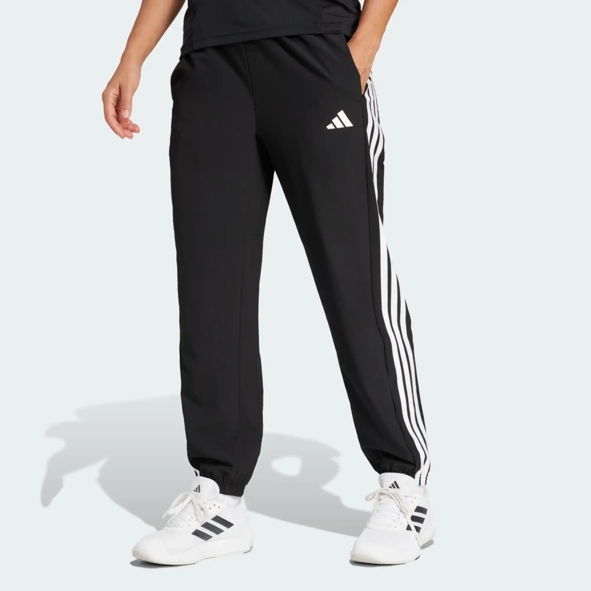 Adidas Train Essentials 3 Stripes Woven Joggers