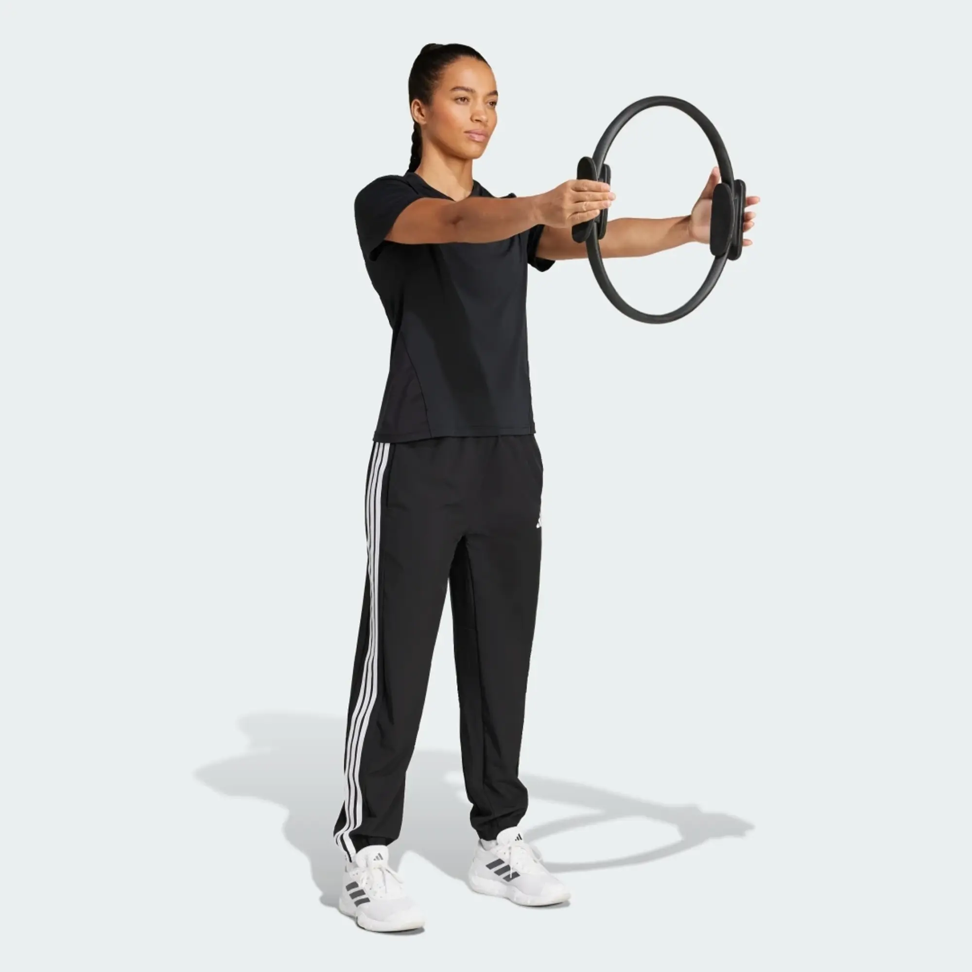 Adidas Train Essentials 3 Stripes Woven Joggers