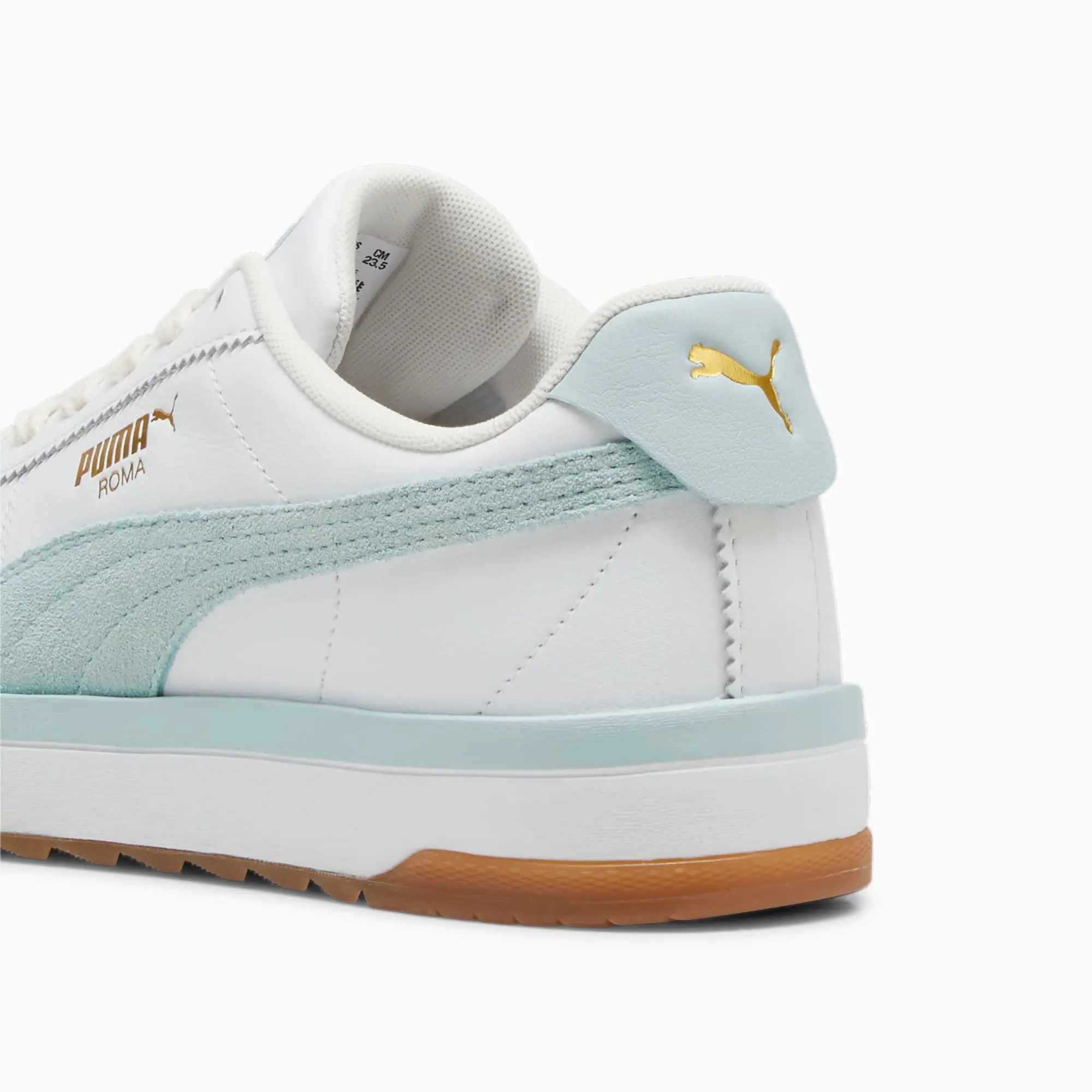 PUMA Roma Feminine Vintage Sneakers Women, White/Frosted Dew