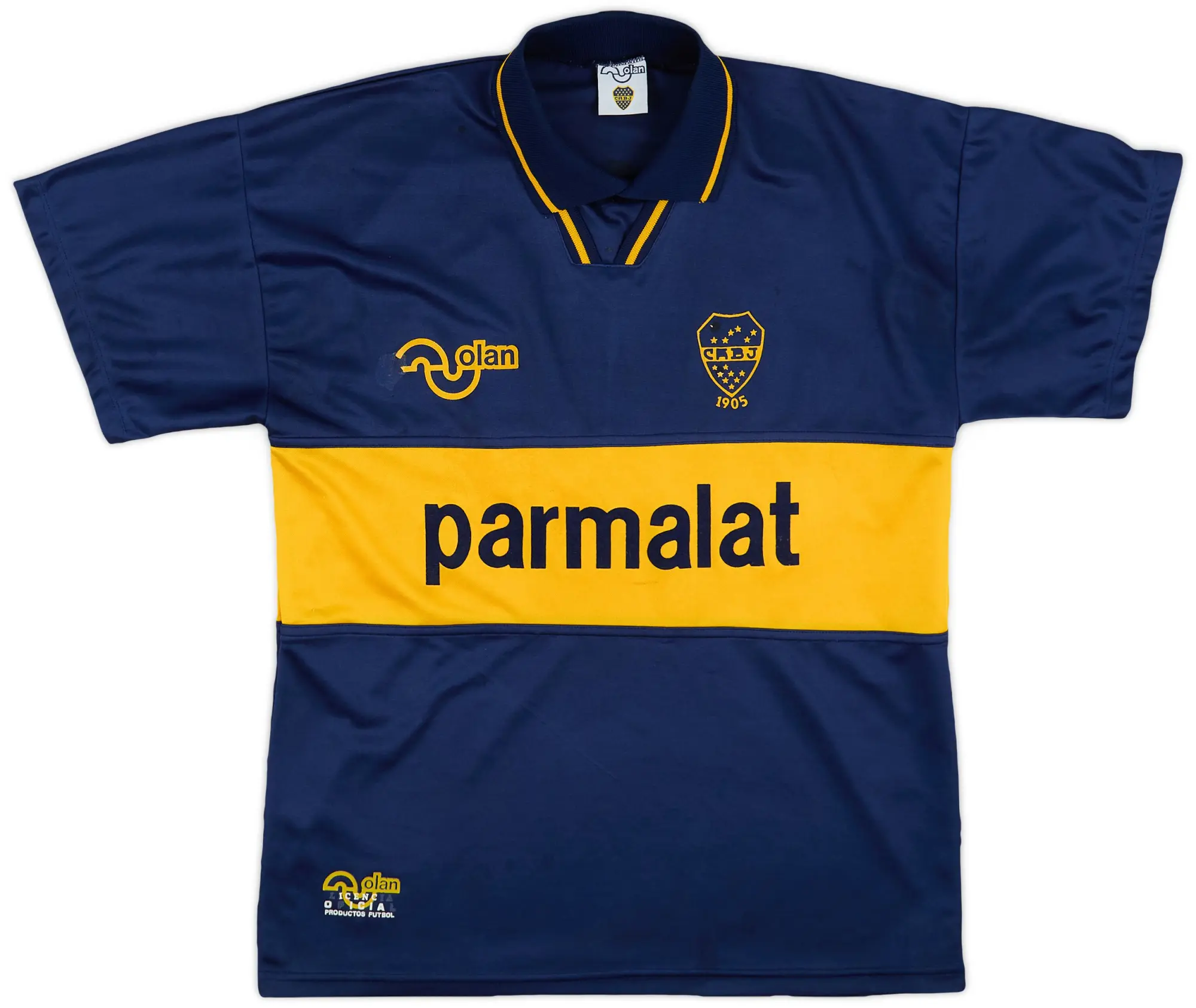 adidas 1992-93 Boca Juniors Home Shirt - 4/10 - (L)