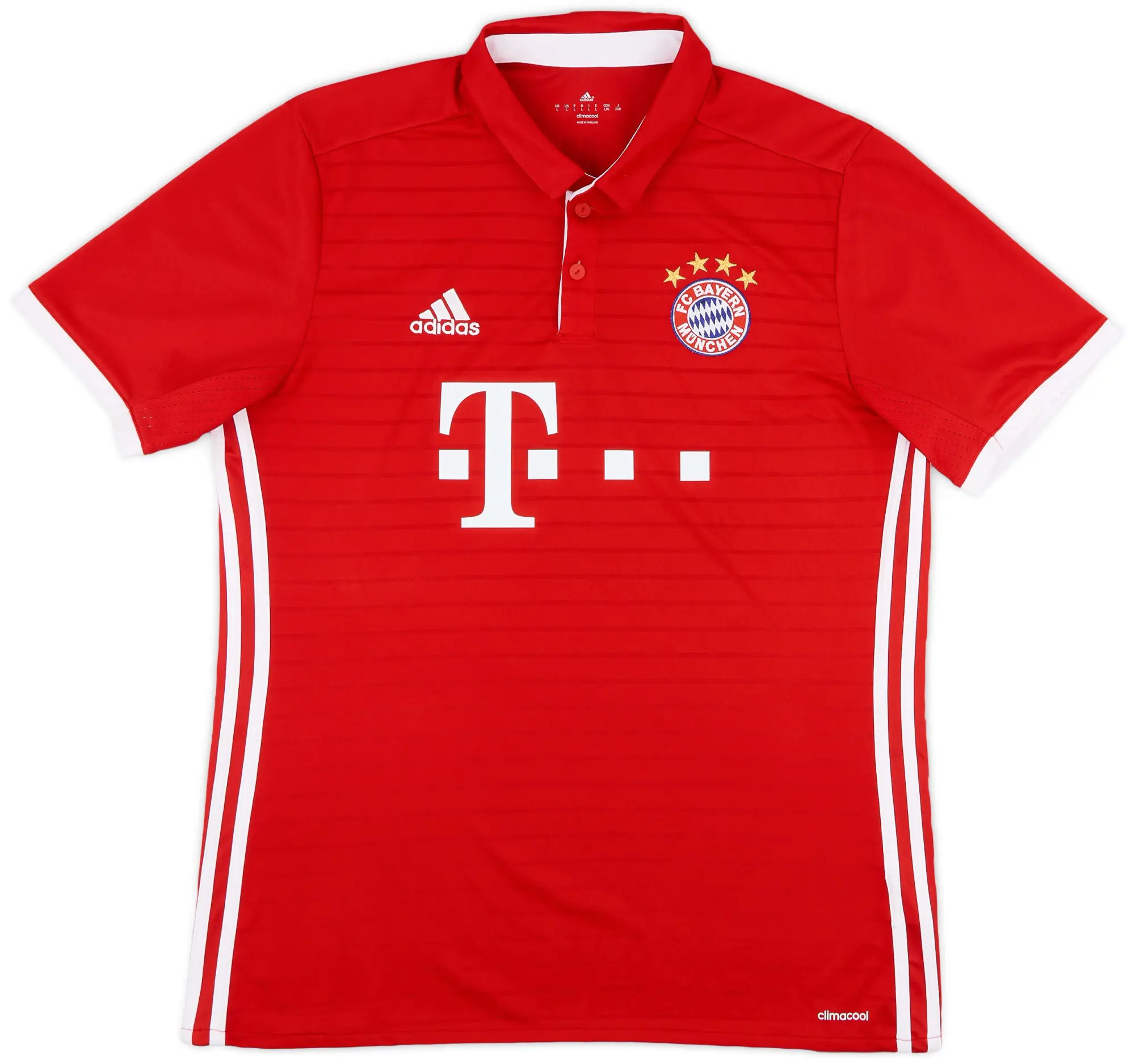 adidas 2016-17 Bayern Munich Home Shirt - 9/10 - (L)