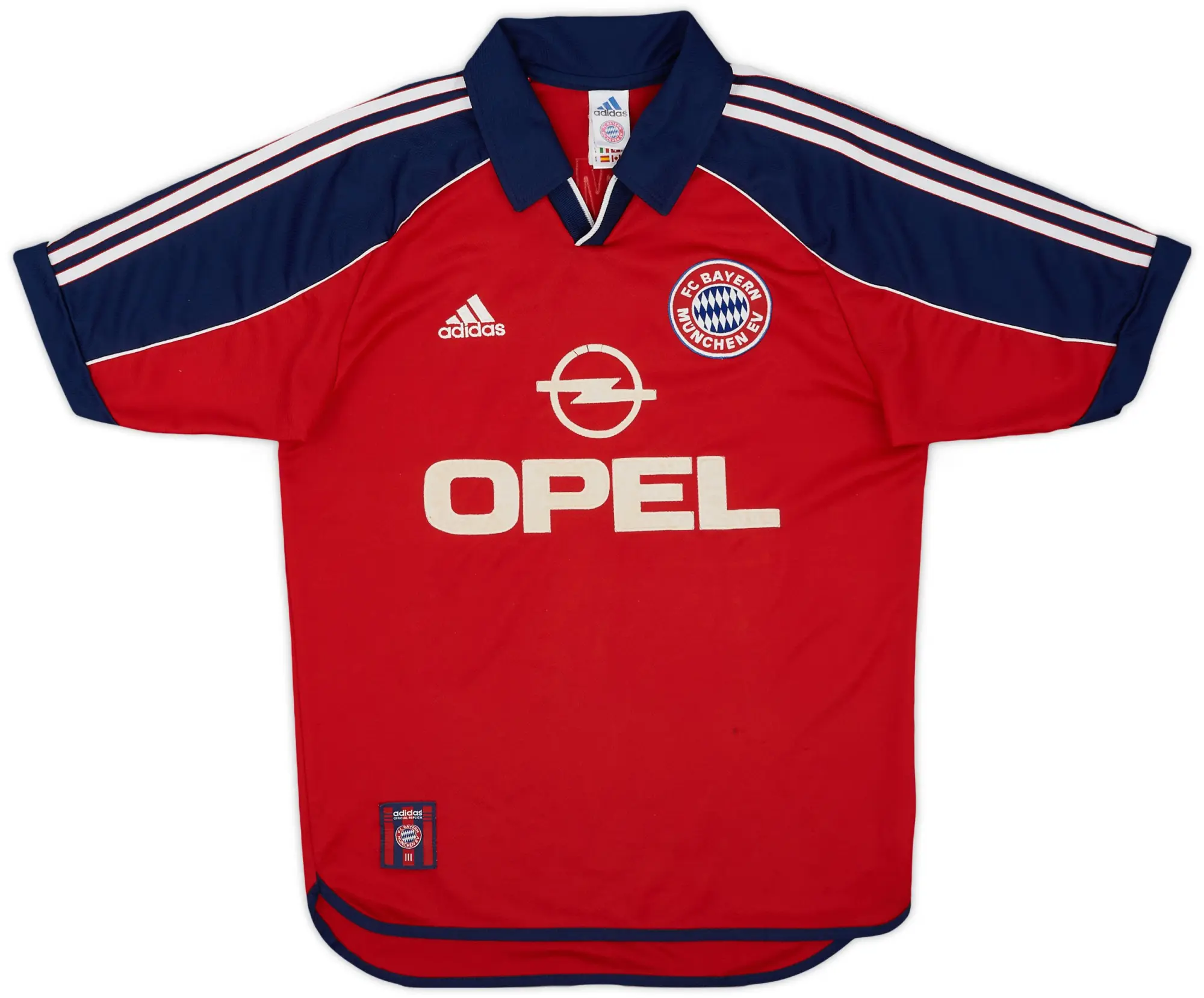 adidas 1999-01 Bayern Munich Home Shirt - 5/10 - (S)