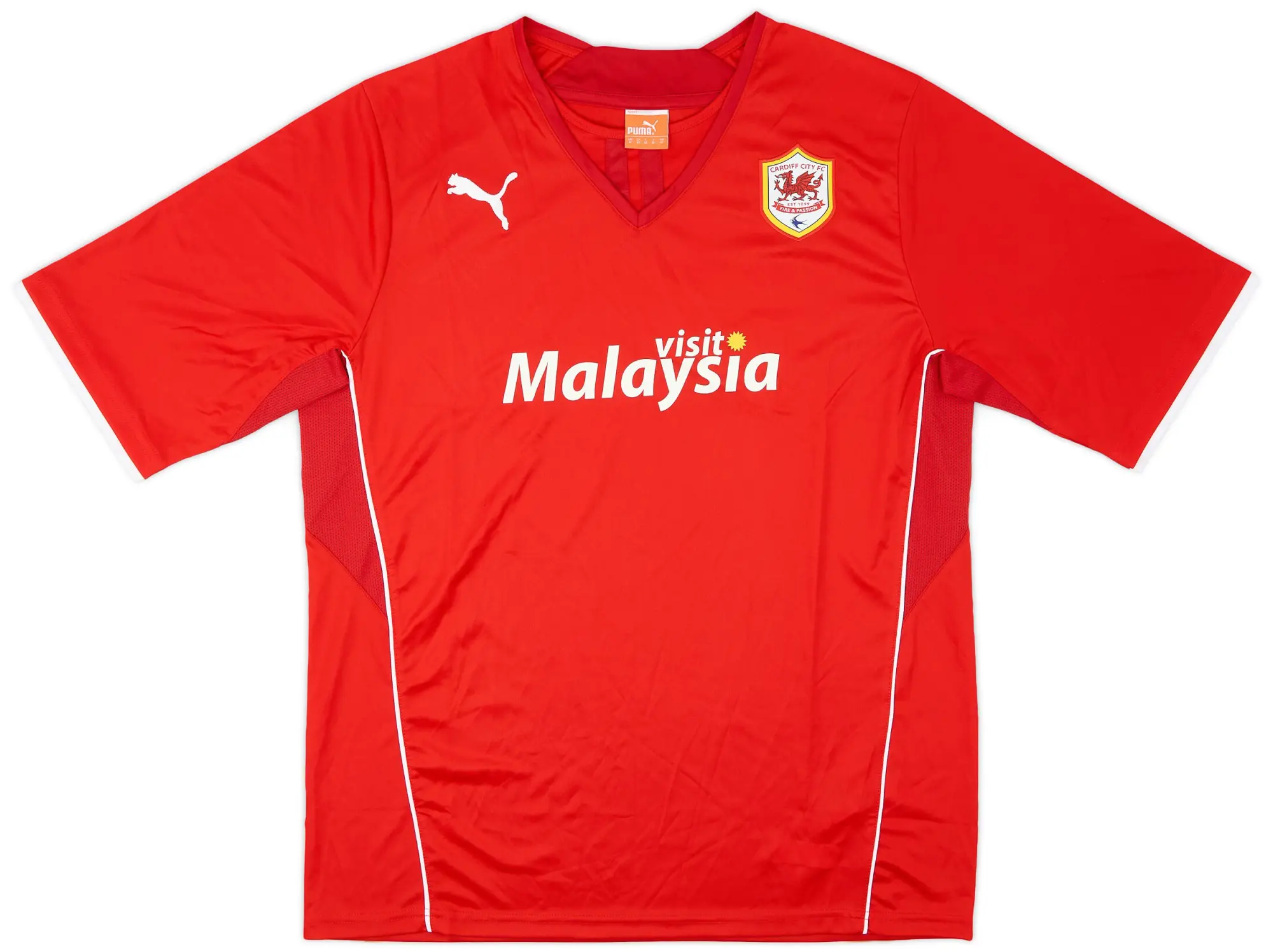 Puma 2013-14 Cardiff Home Shirt - 10/10 - (XL)