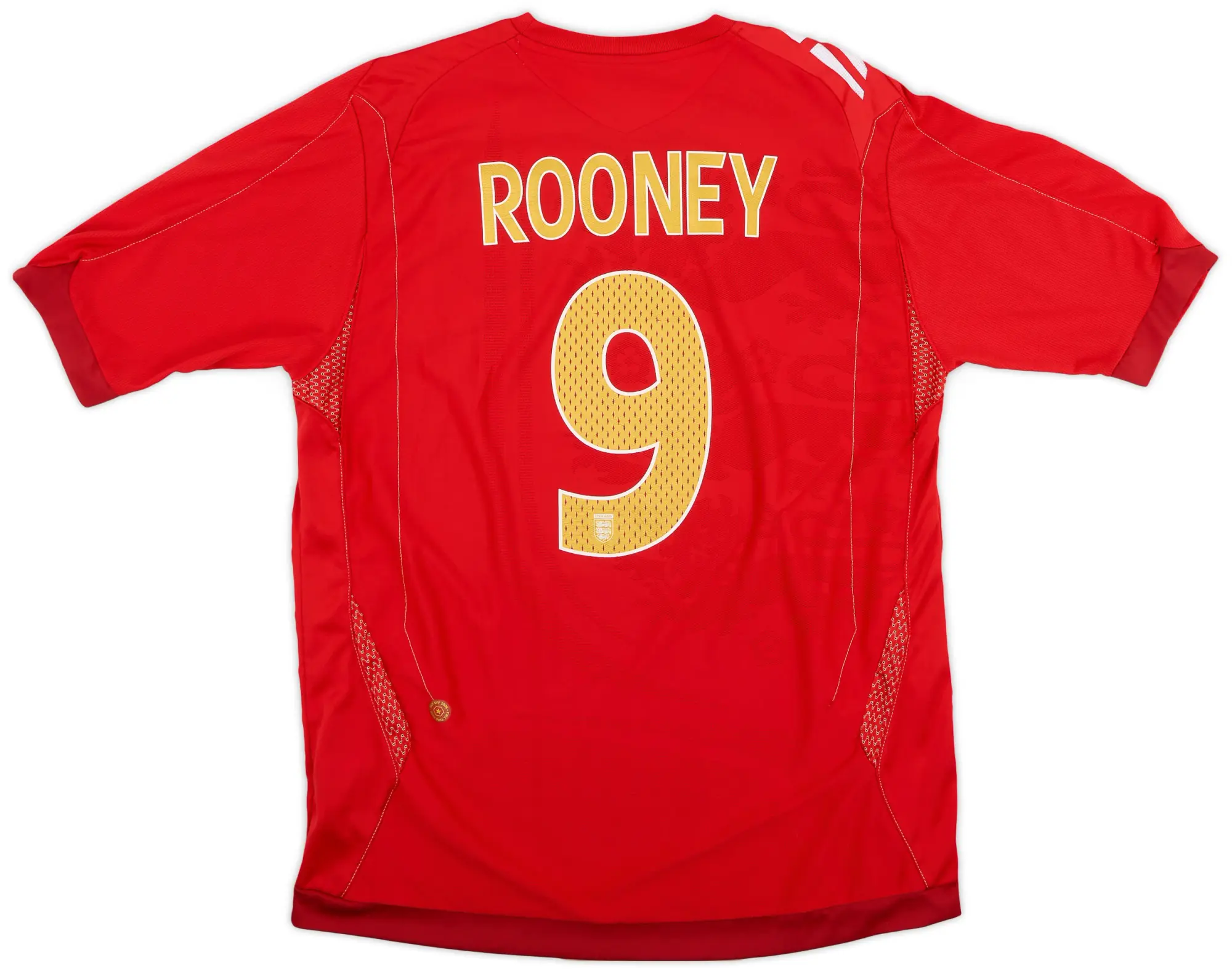 Umbro 2006-08 England Away Shirt Rooney #9 - 5/10 - (L)