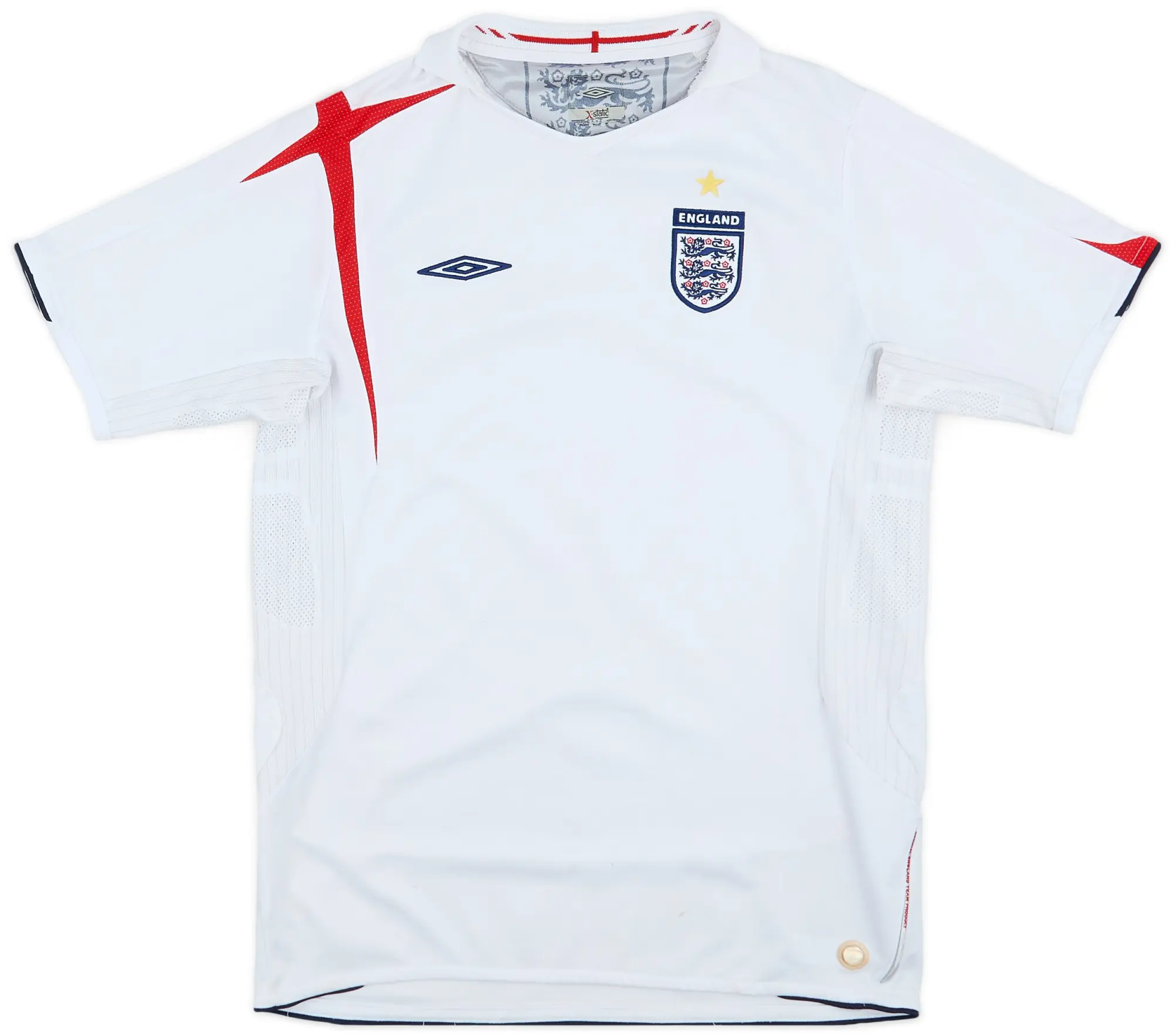 Umbro 2005-07 England Home Shirt - 7/10 - (XL.Boys)