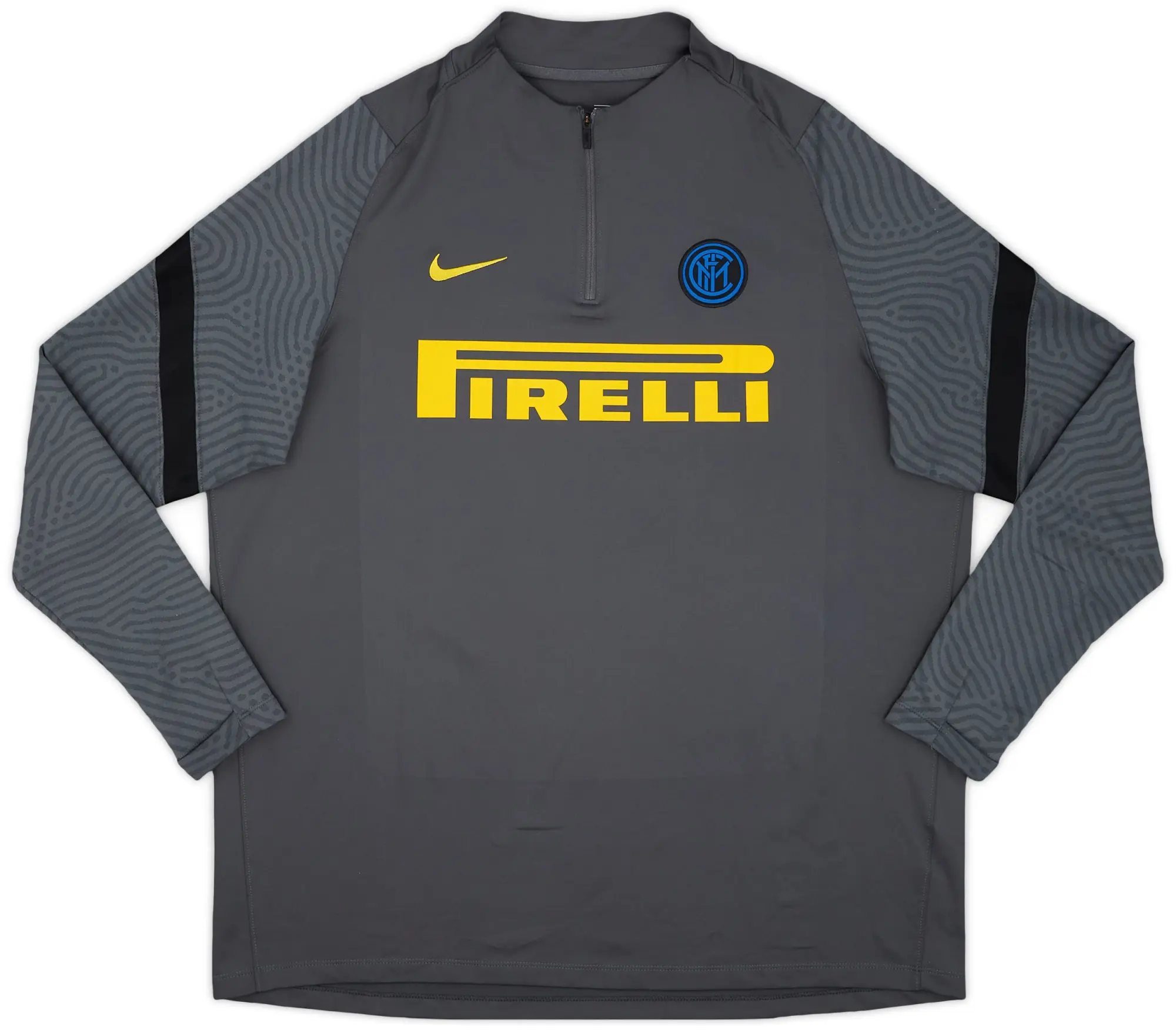 2020-21 Inter Milan Nike 1/4 Zip Drill Top - 8/10 - (XXL)