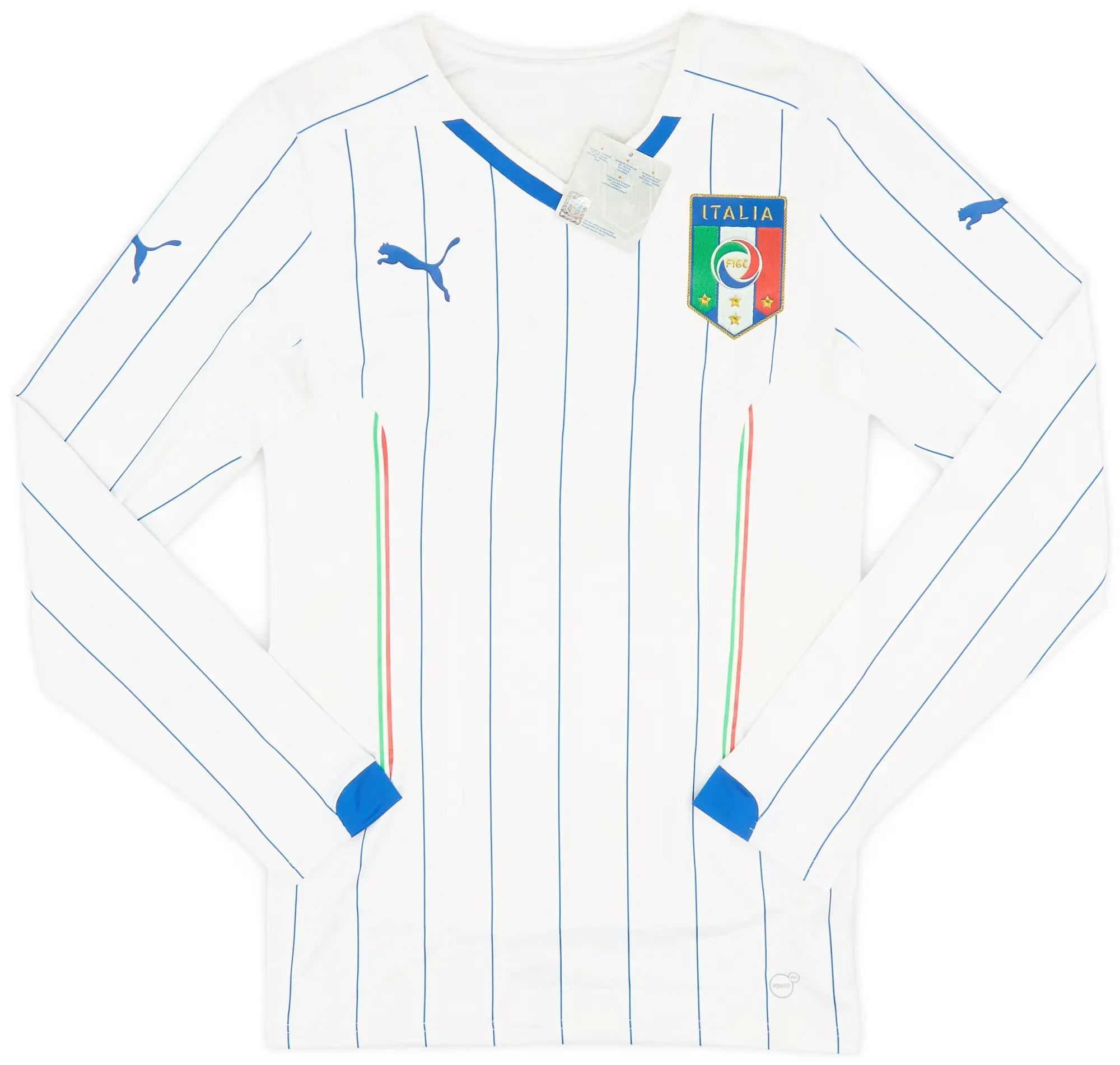 Puma 2014-15 Italy Player Issue Away L/S Shirt (L)