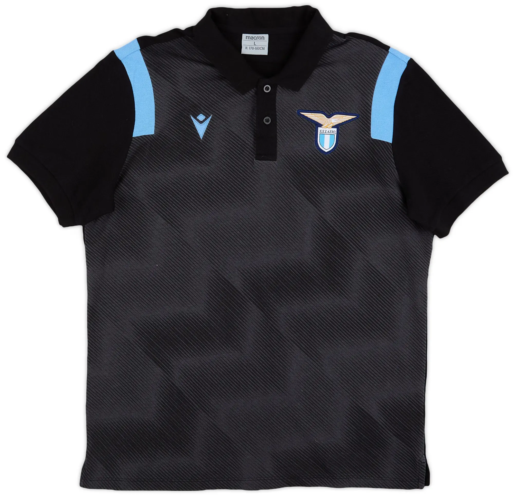 2020-21 Lazio Macron Polo Shirt - 8/10 - (L)