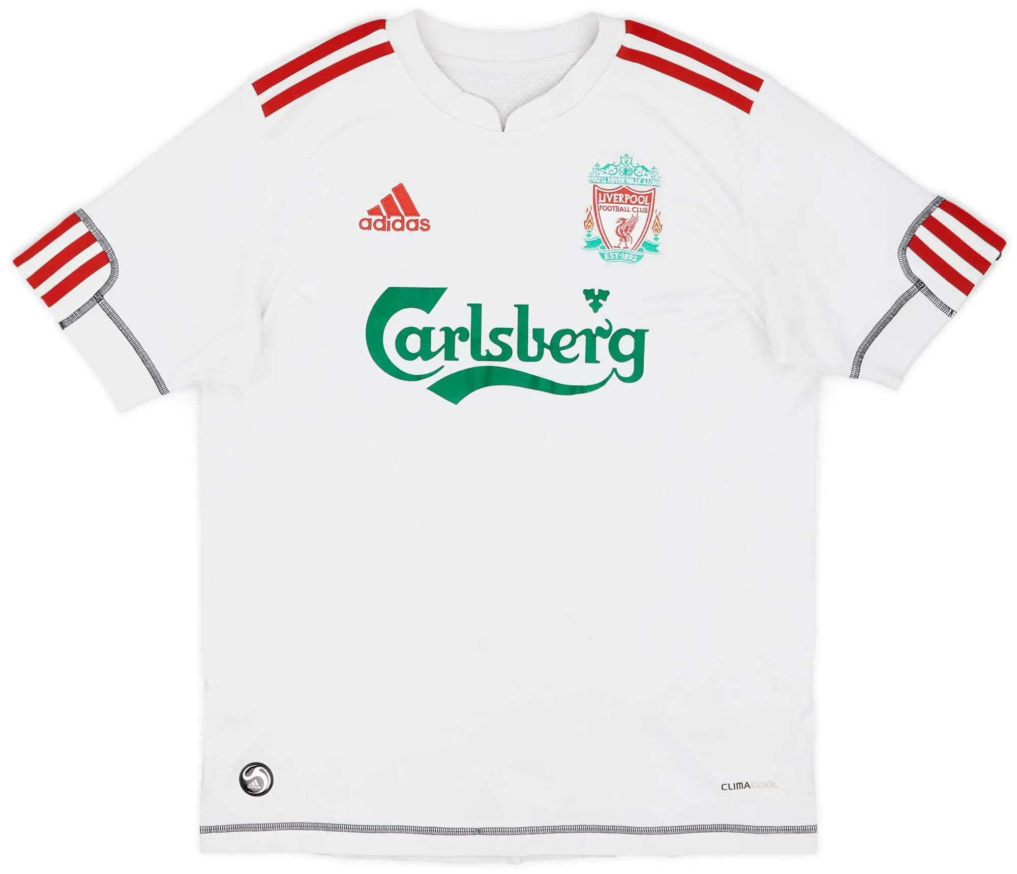 adidas 2009-10 Liverpool Third Shirt - 7/10 - (XL.Boys)
