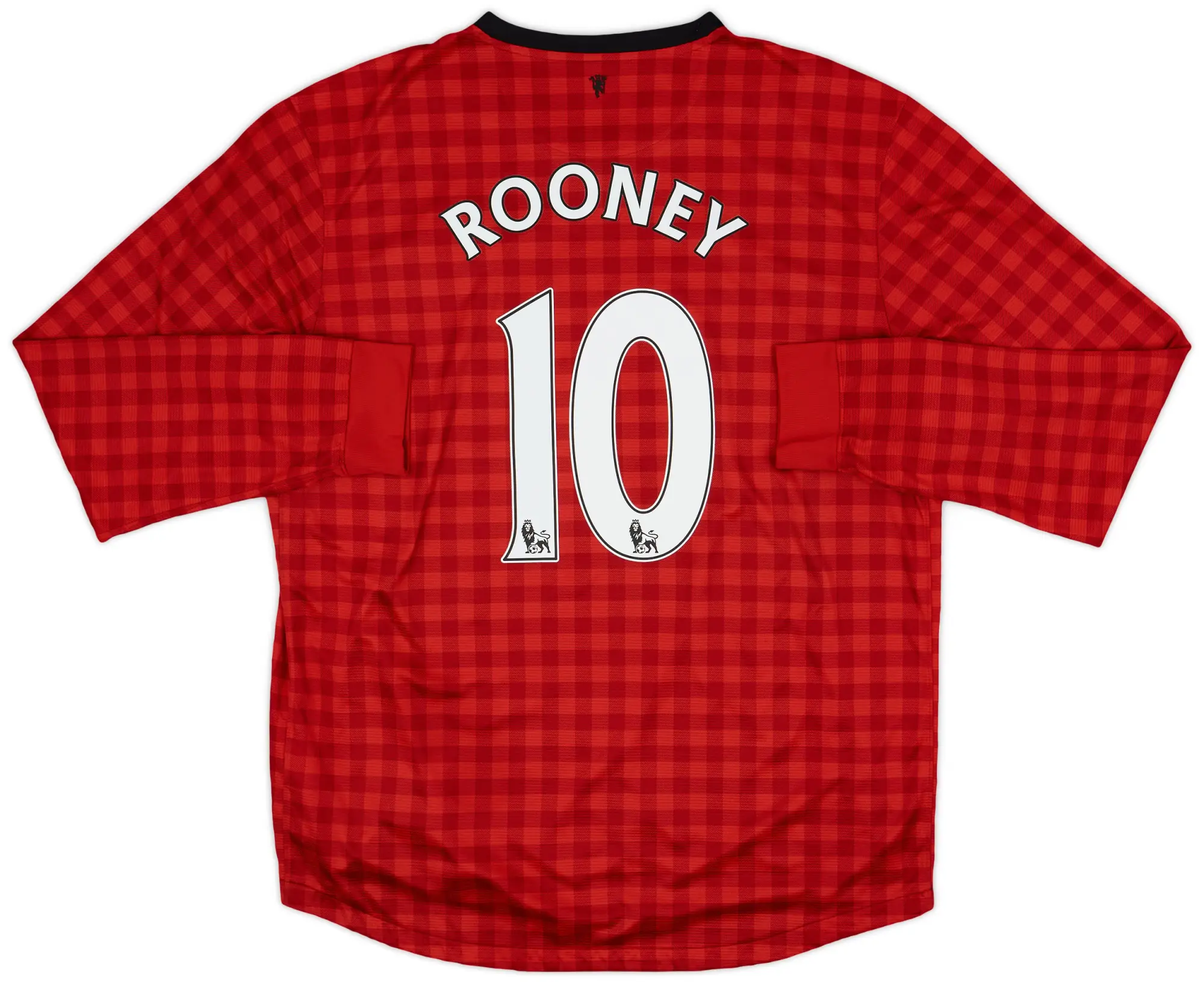 Nike 2012-13 Manchester United Home L/S Shirt Rooney #10 - 6/10 - (XL)