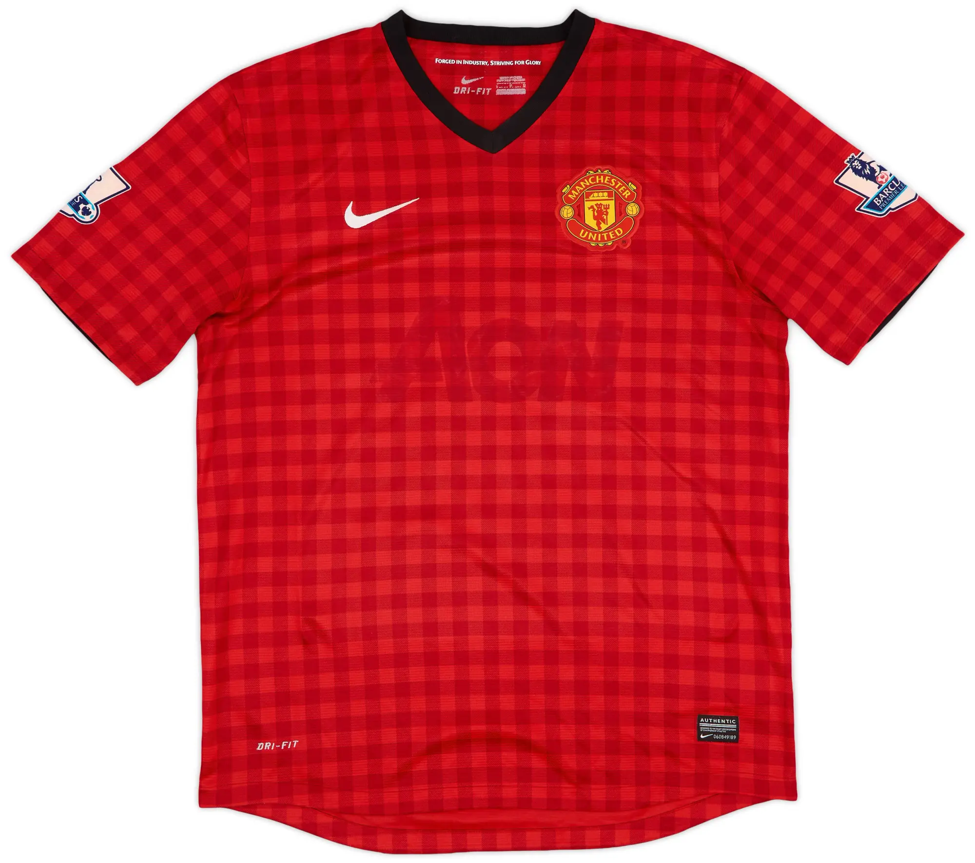 Nike 2012-13 Manchester United Home L/S Shirt Rooney #10 - 6/10 - (XL)