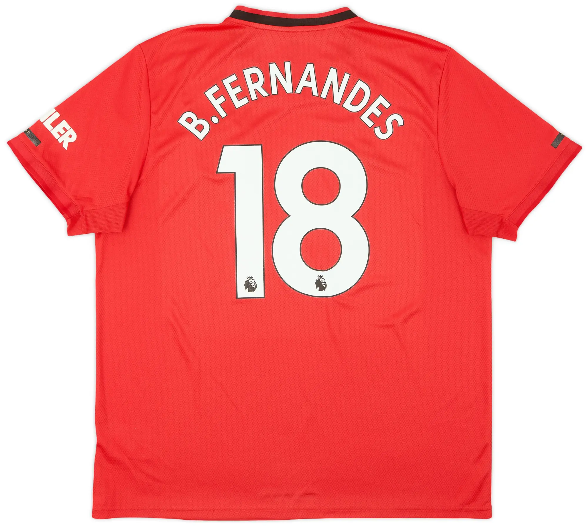 adidas 2019-20 Manchester United Home Shirt B.Fernandes #18 - 8/10 - (XL)