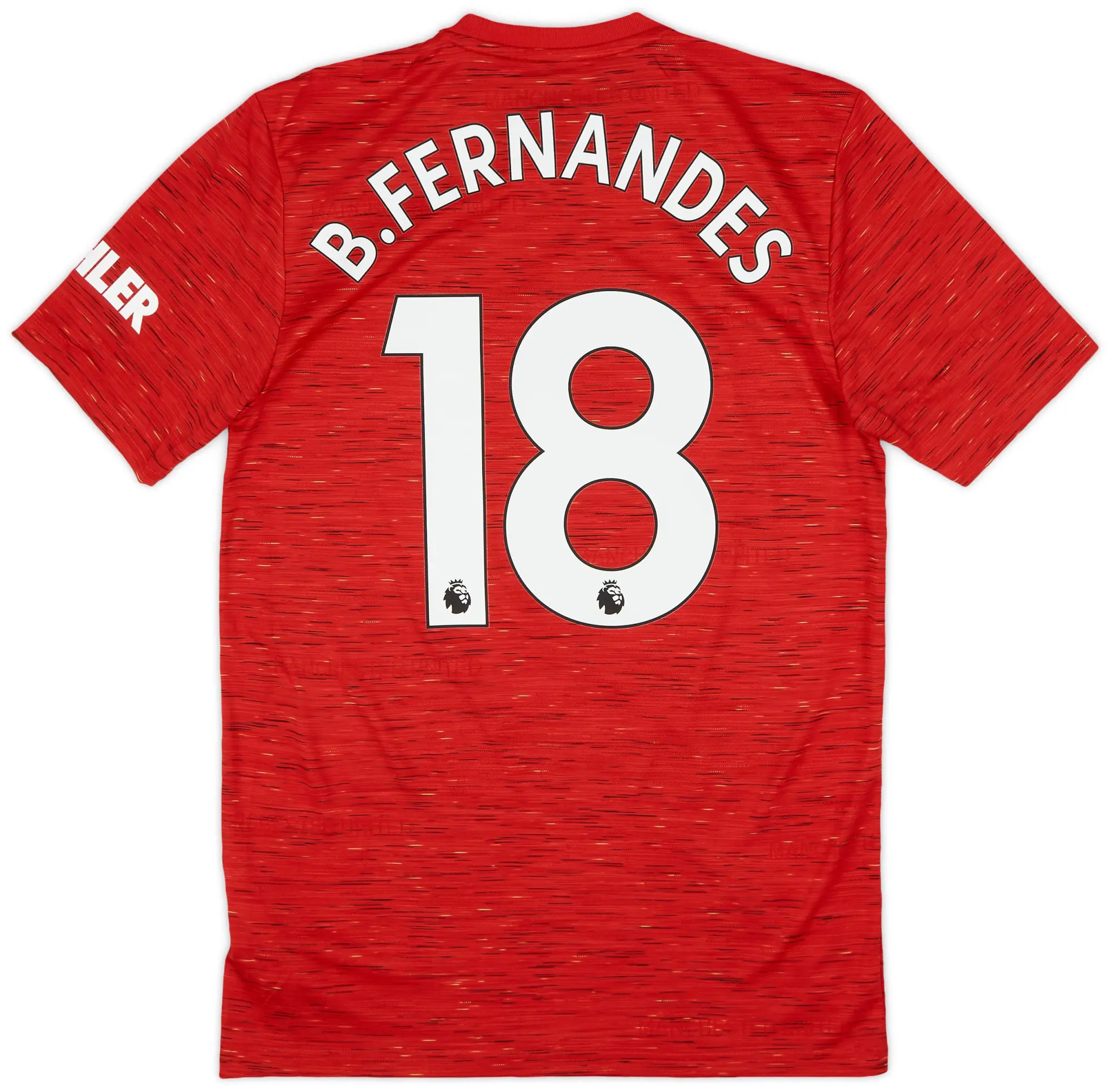 adidas 2020-21 Manchester United Home Shirt B.Fernandes #18 (S)