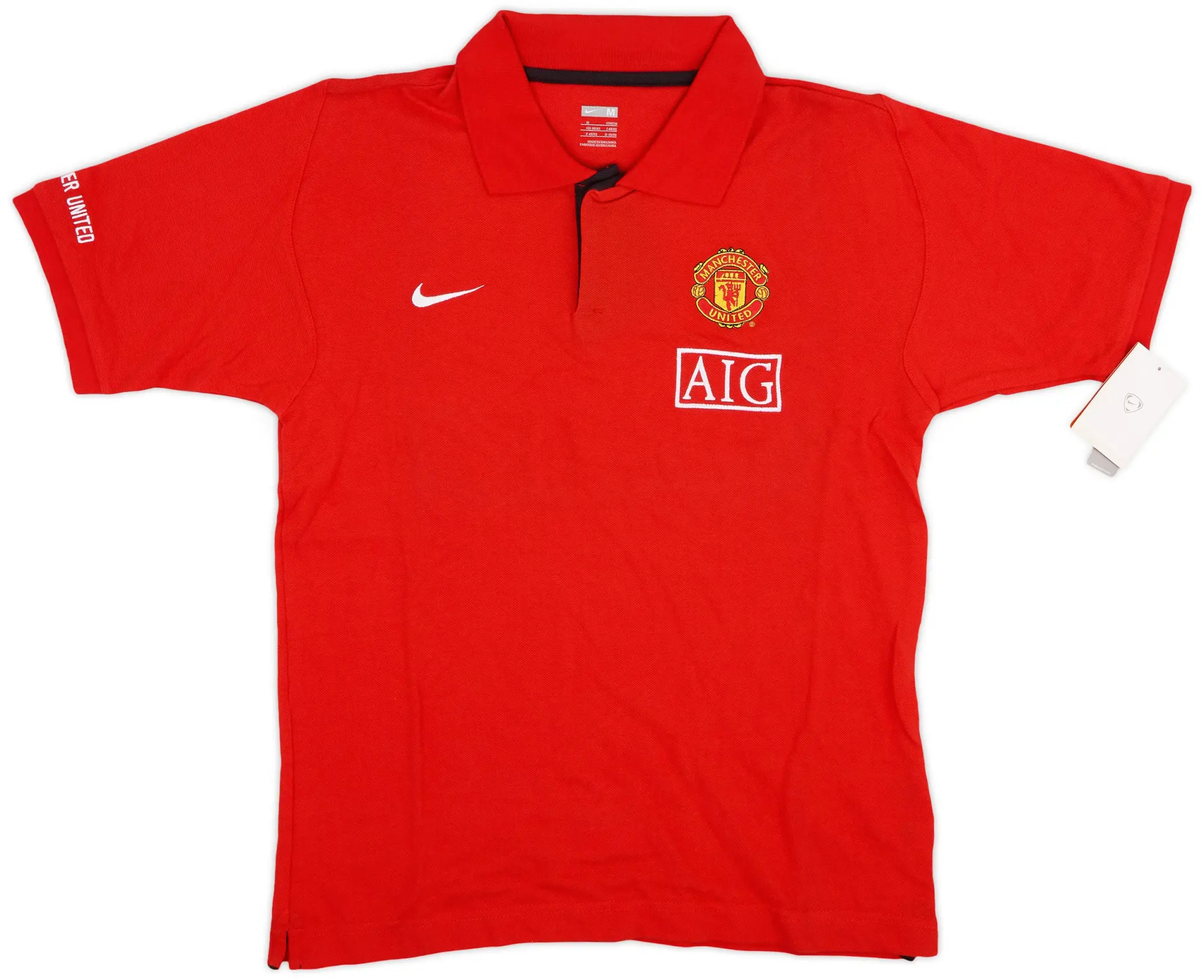2008-09 Manchester United Nike Polo Shirt (M)