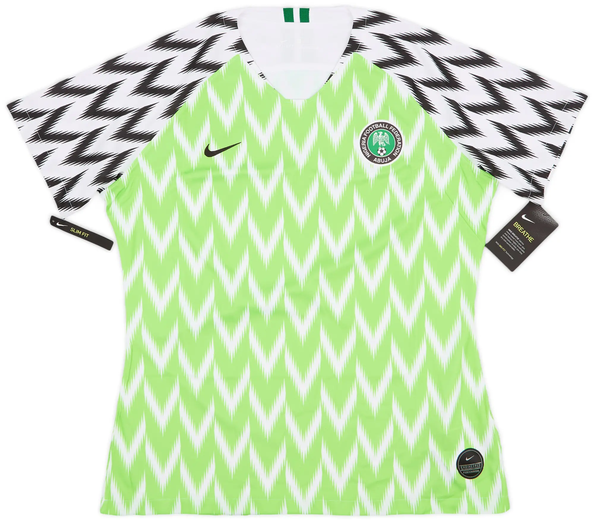 Nike 2018-19 Nigeria Home Shirt (Women's XL)