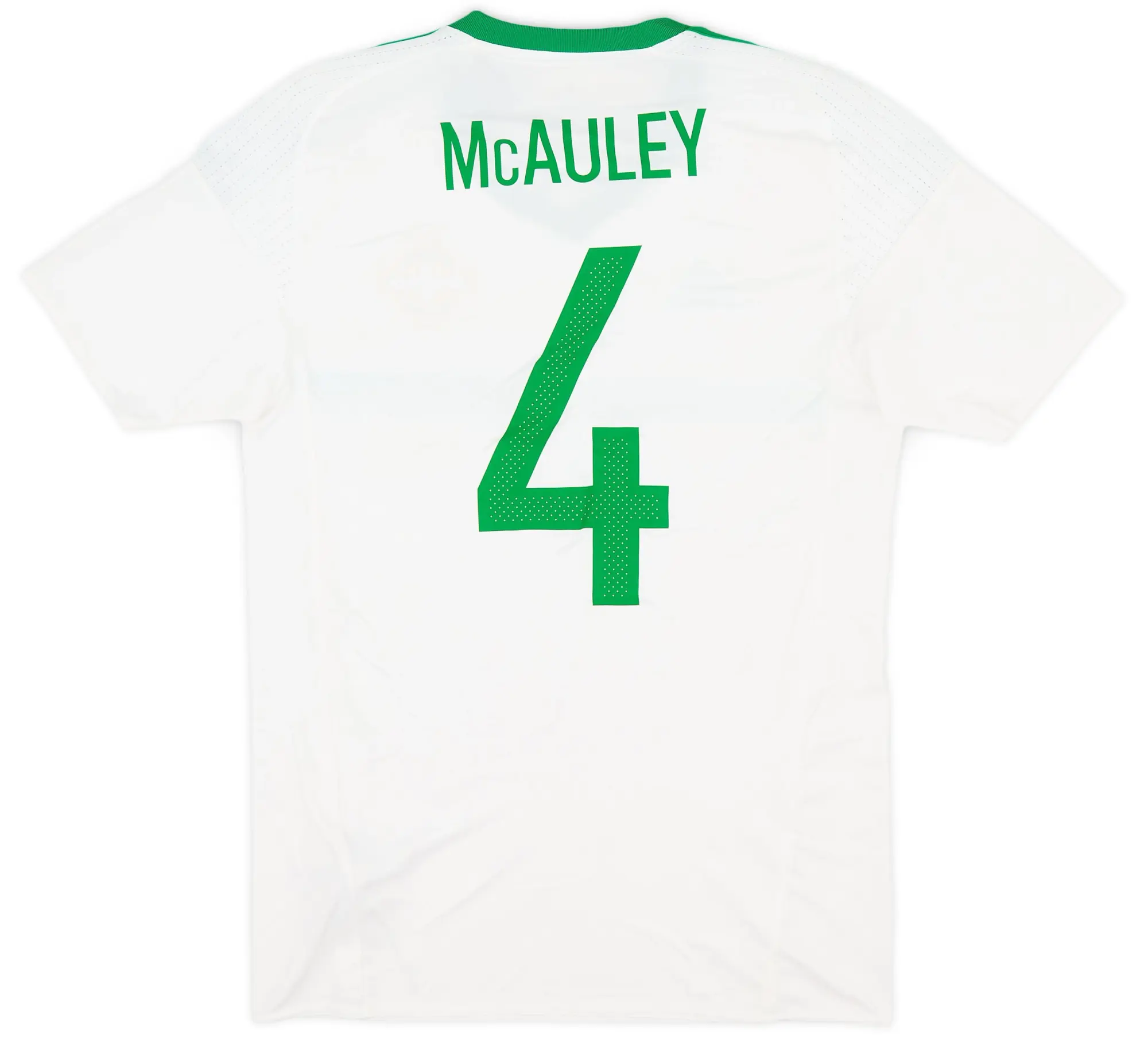 Umbro 2016-17 Northern Ireland Away Shirt McAuley #4 (S)